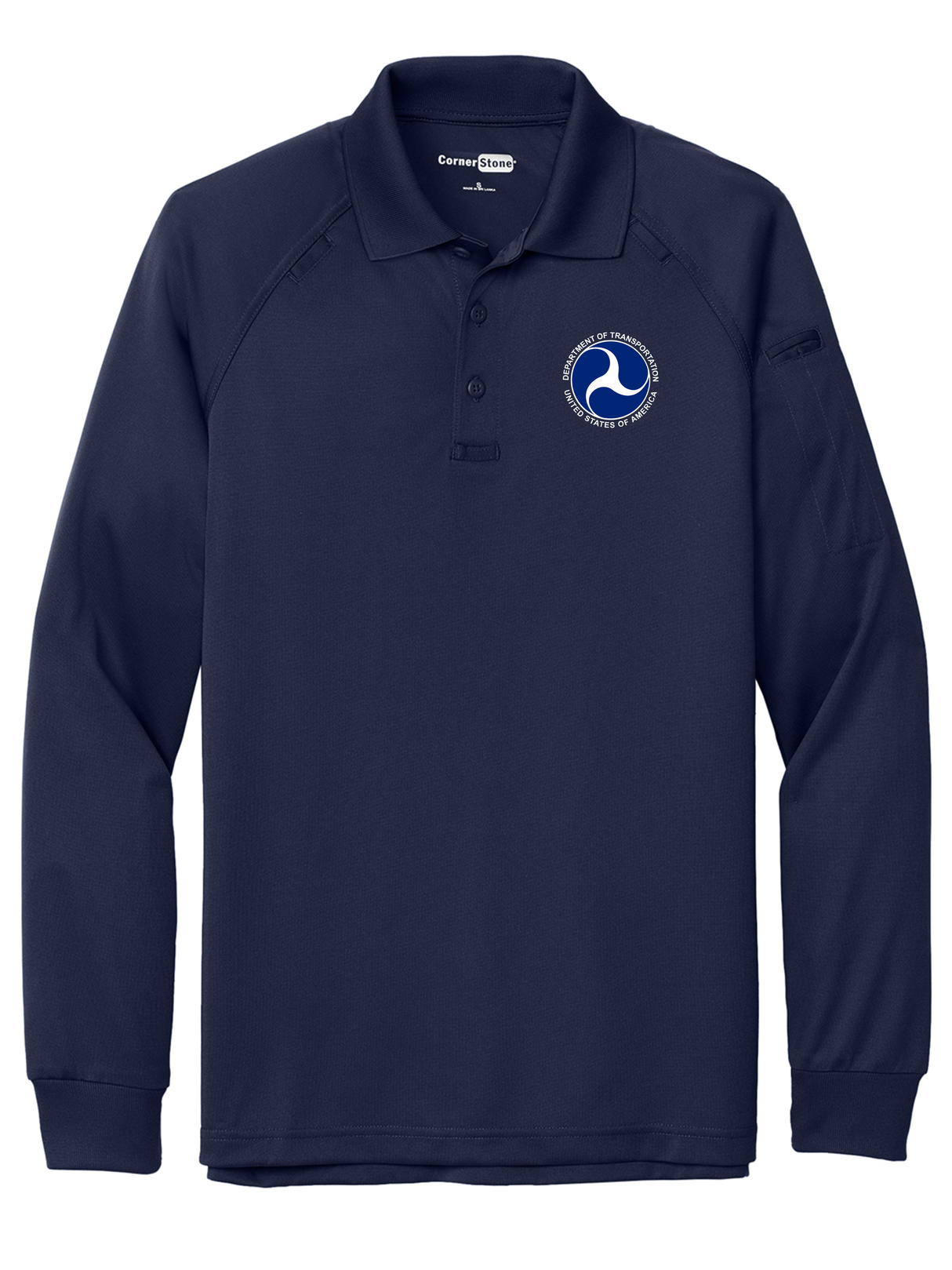 DOT Men's Tactical Long Sleeve Polo