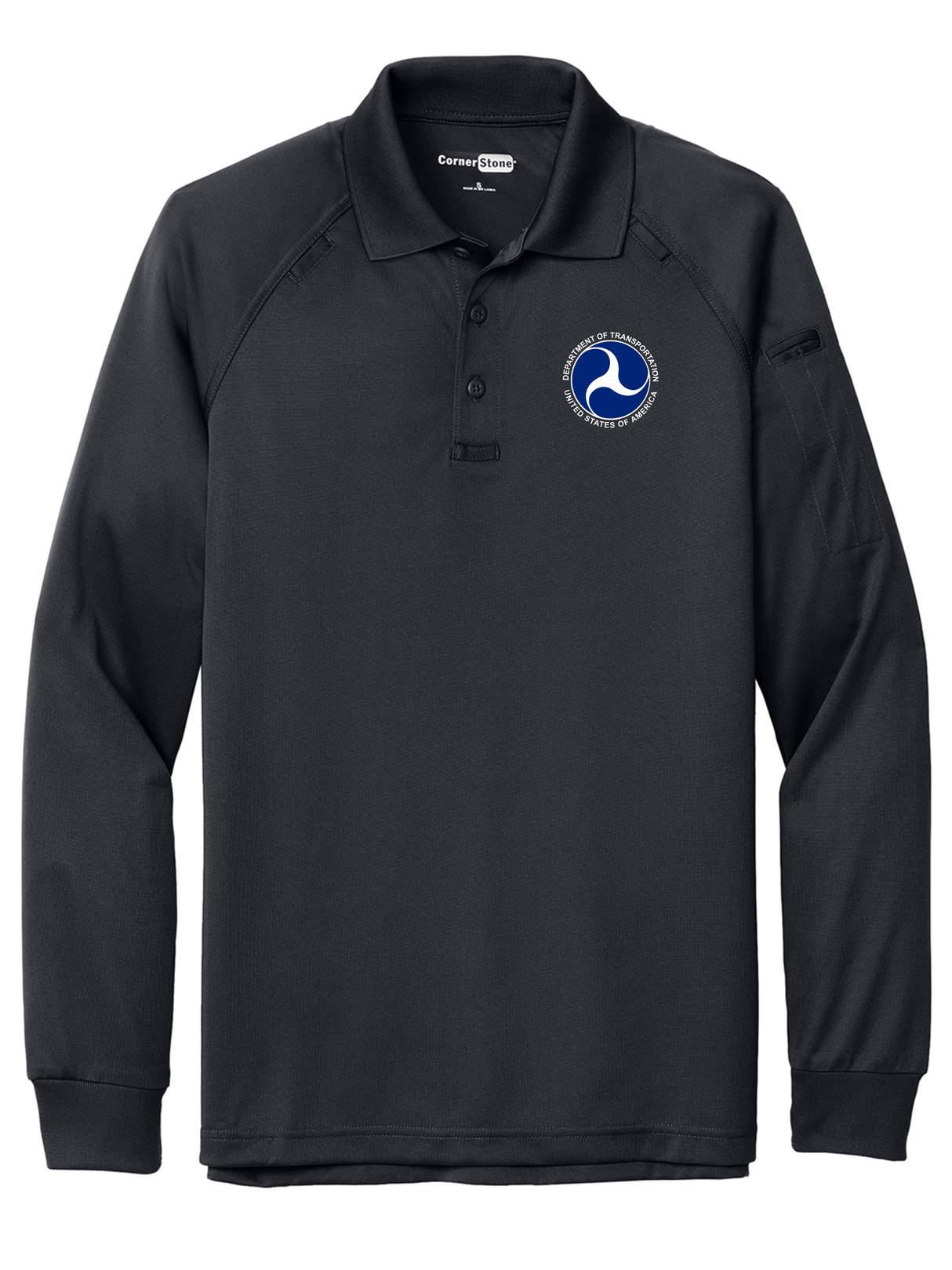 DOT Men's Tactical Long Sleeve Polo