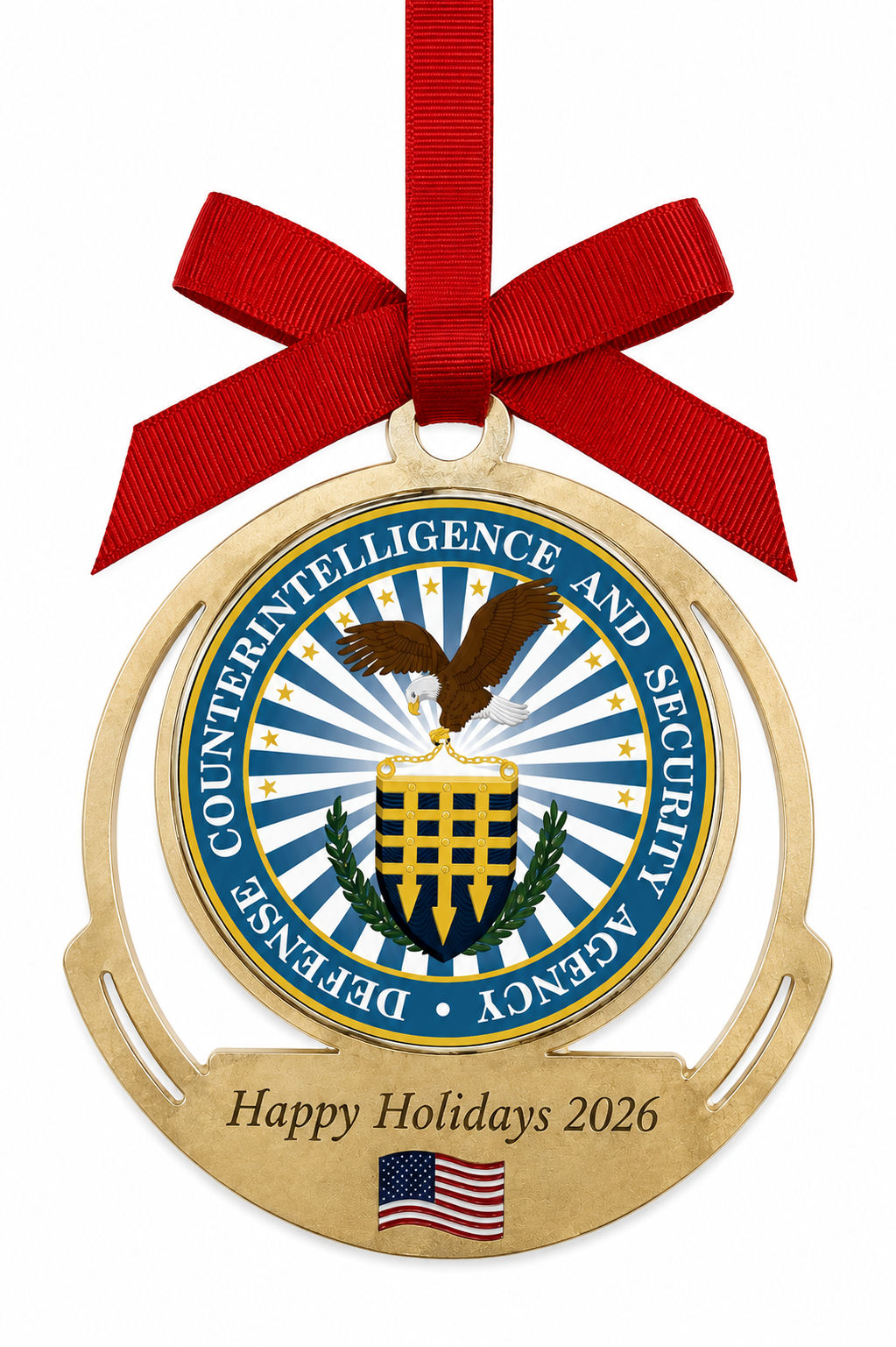 DCSA 2026 Holiday Tree Ornament