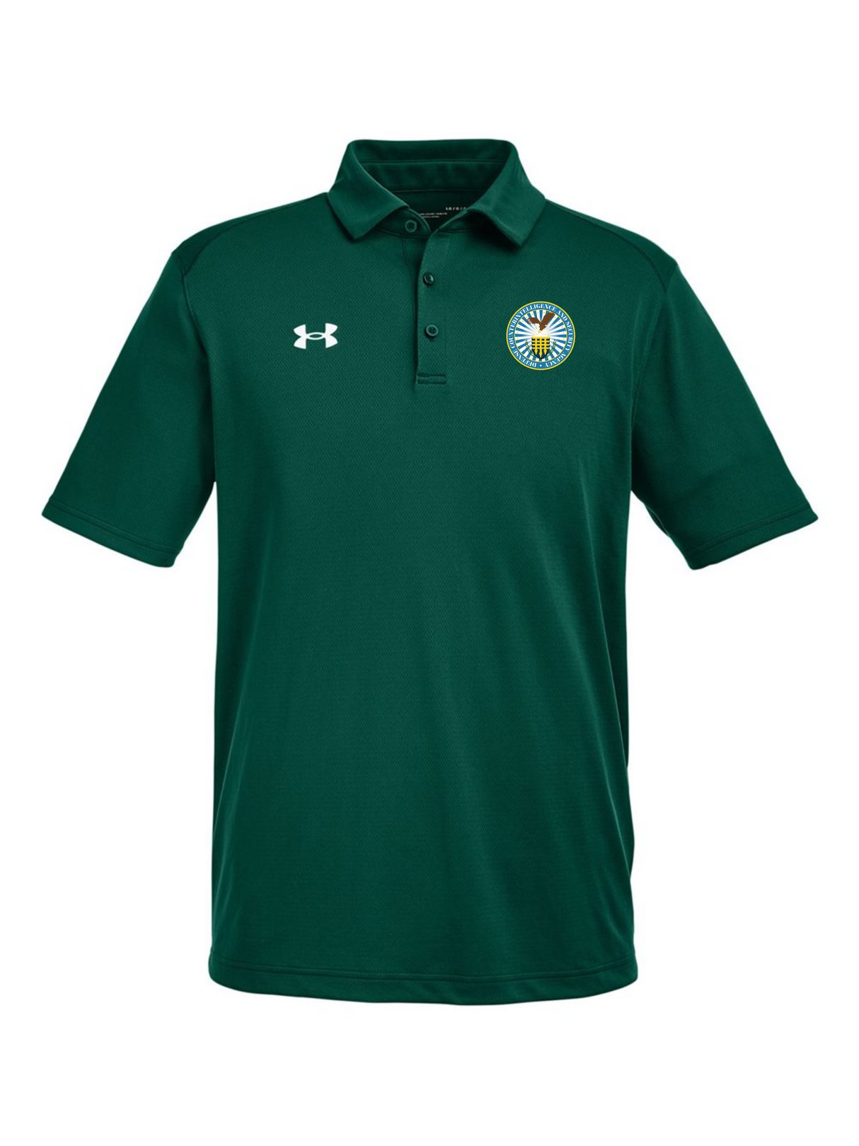 Defense Counterintelligence and Security Agency (DCSA) Men's Tech Polo Dark Green