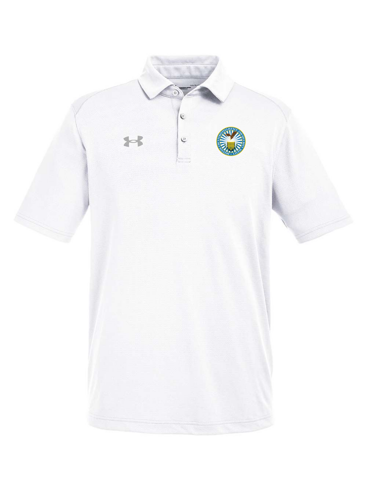Defense Counterintelligence and Security Agency (DCSA) Men's Tech Polo White