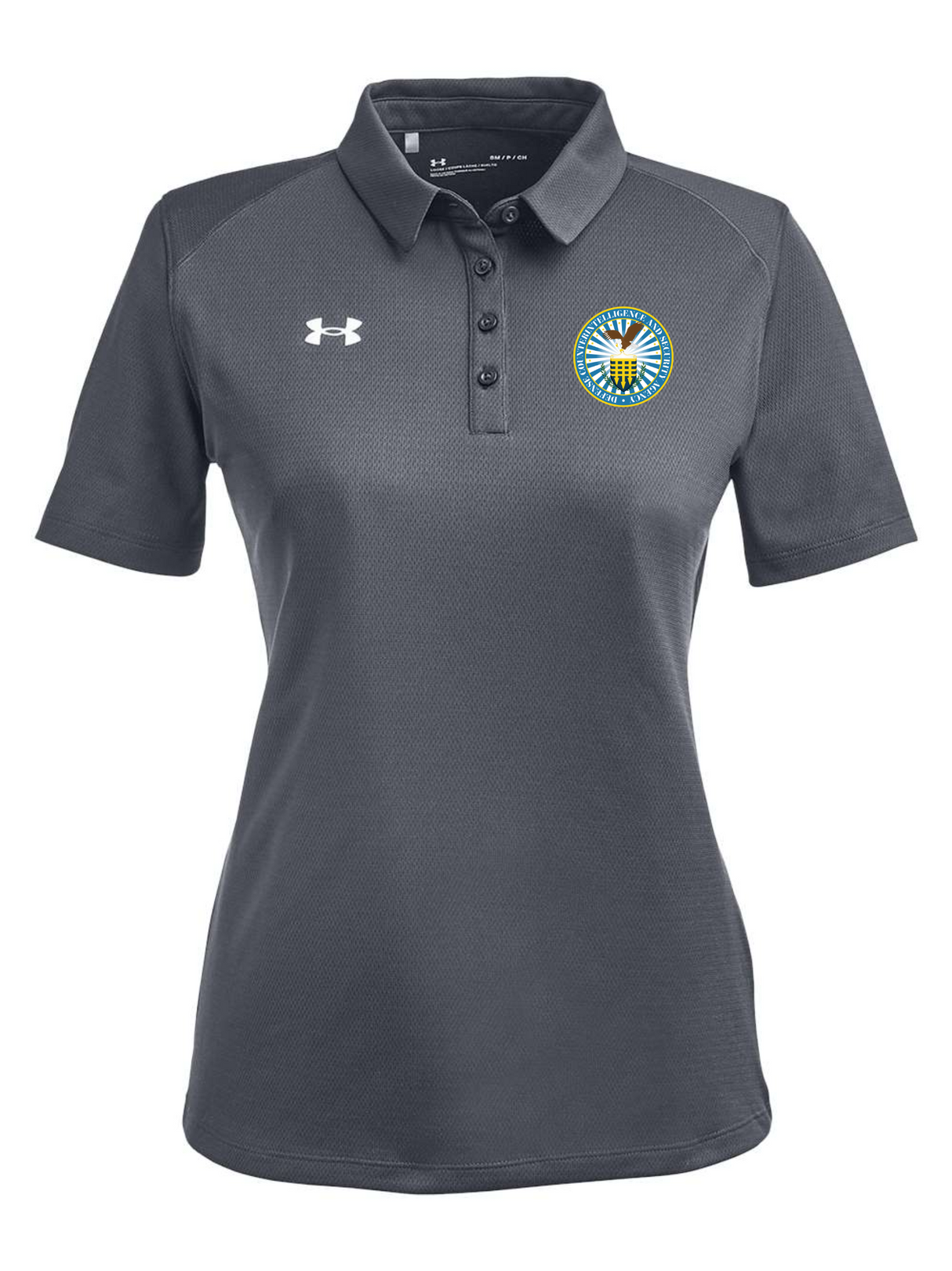 Defense Counterintelligence and Security Agency (DCSA) Women's Tech Polo Gray