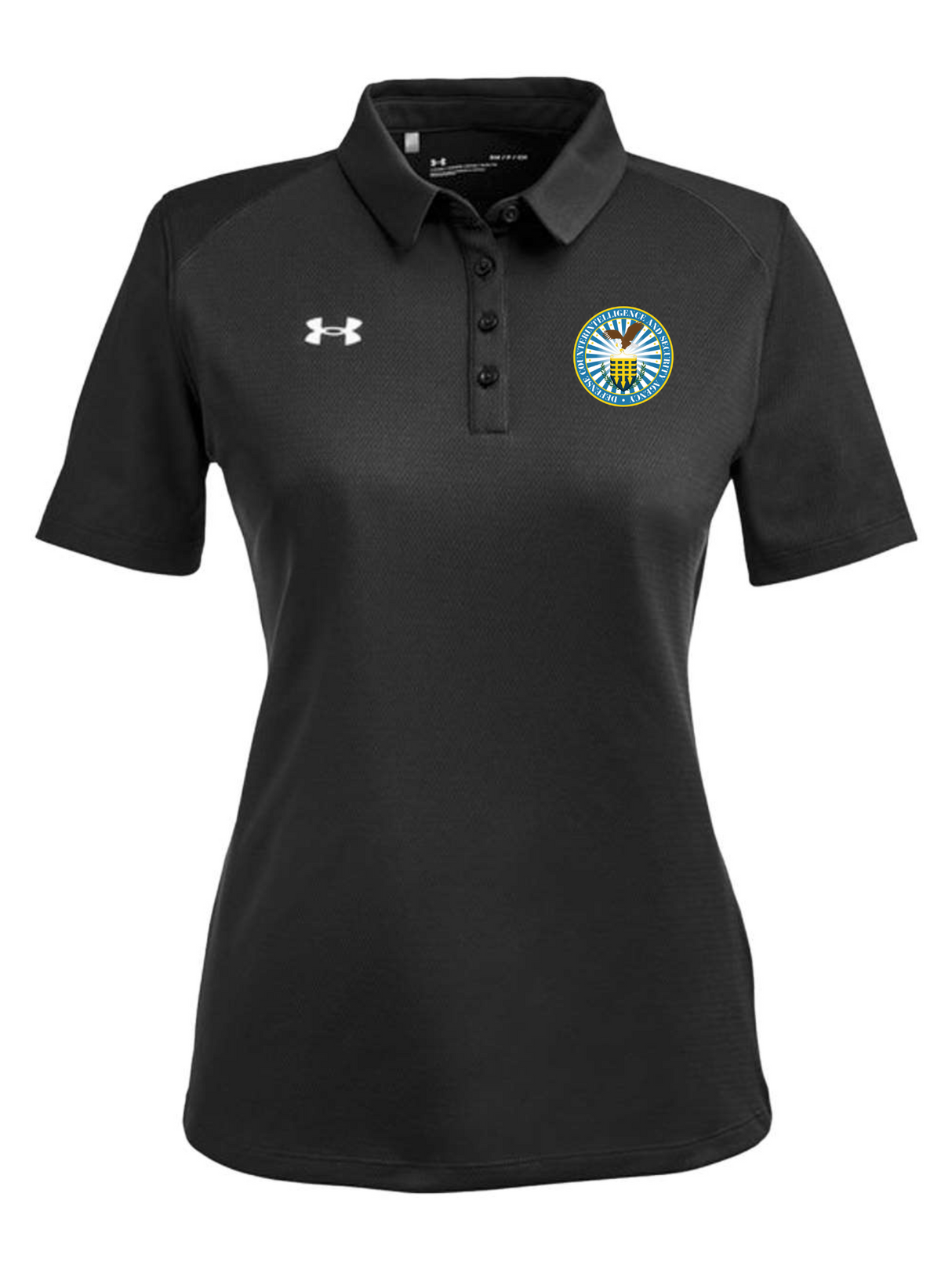 Defense Counterintelligence and Security Agency (DCSA) Women's Tech Polo black
