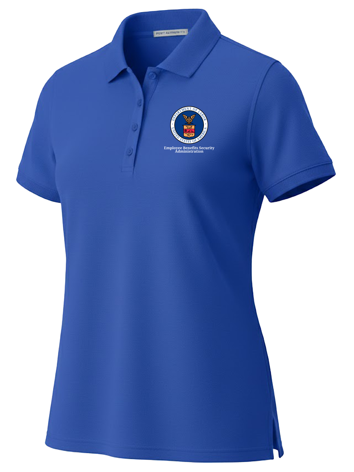 Employee Benefits Security Administration (EBSA) Women's Polo Royal Blue government employee uniform shirt
