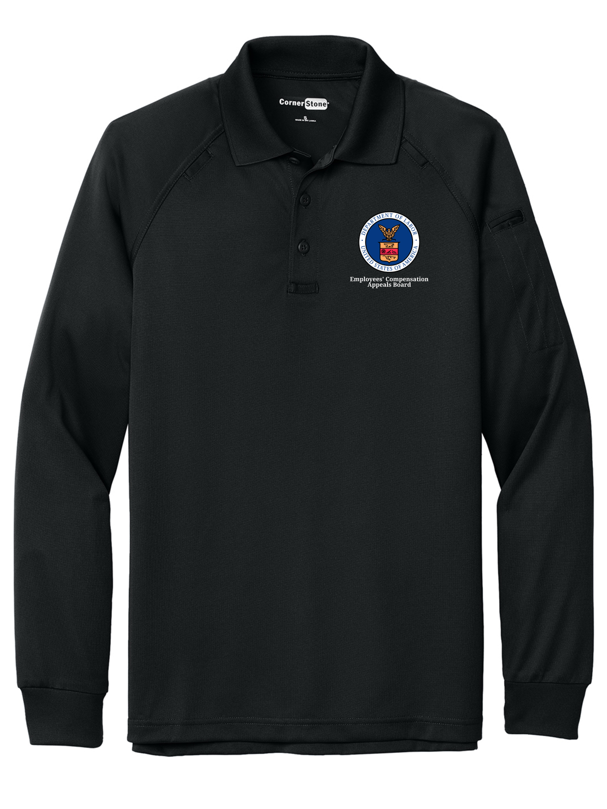 ECAB Men's Tactical Long Sleeve Polo