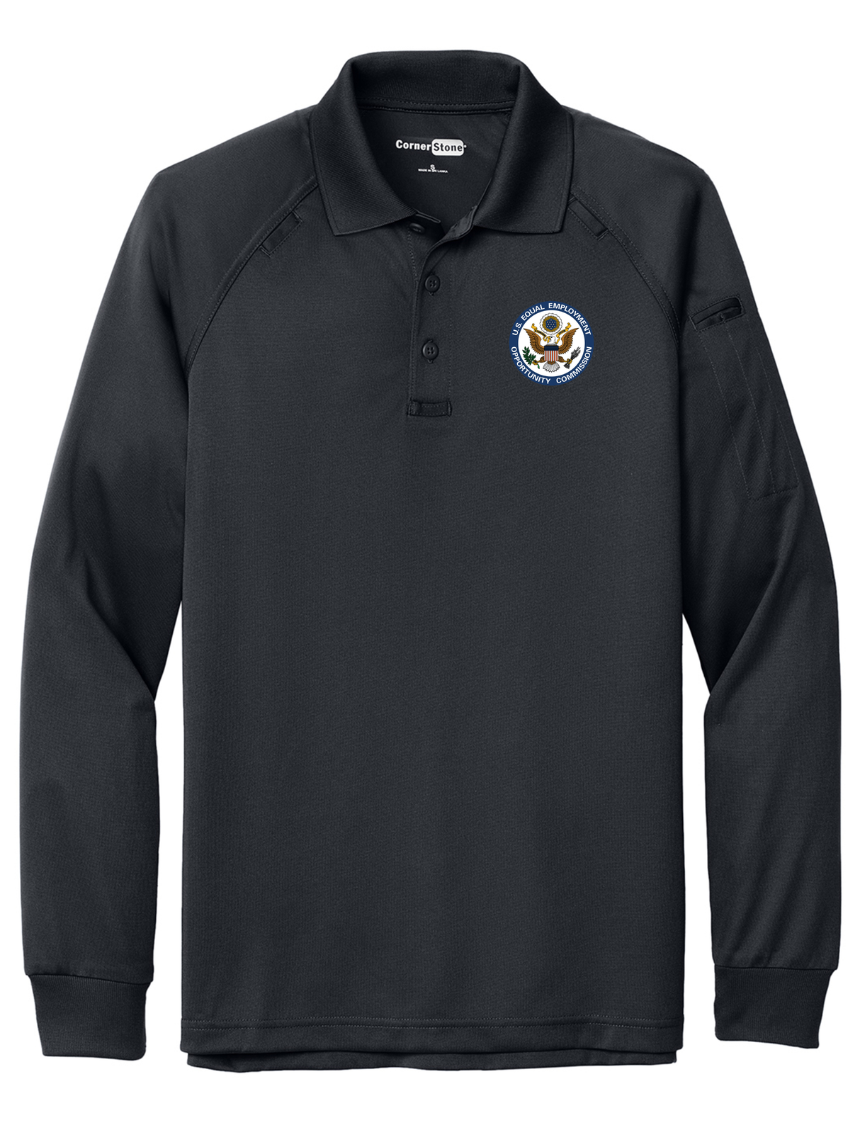 EEOC Men's Tactical Long Sleeve Polo