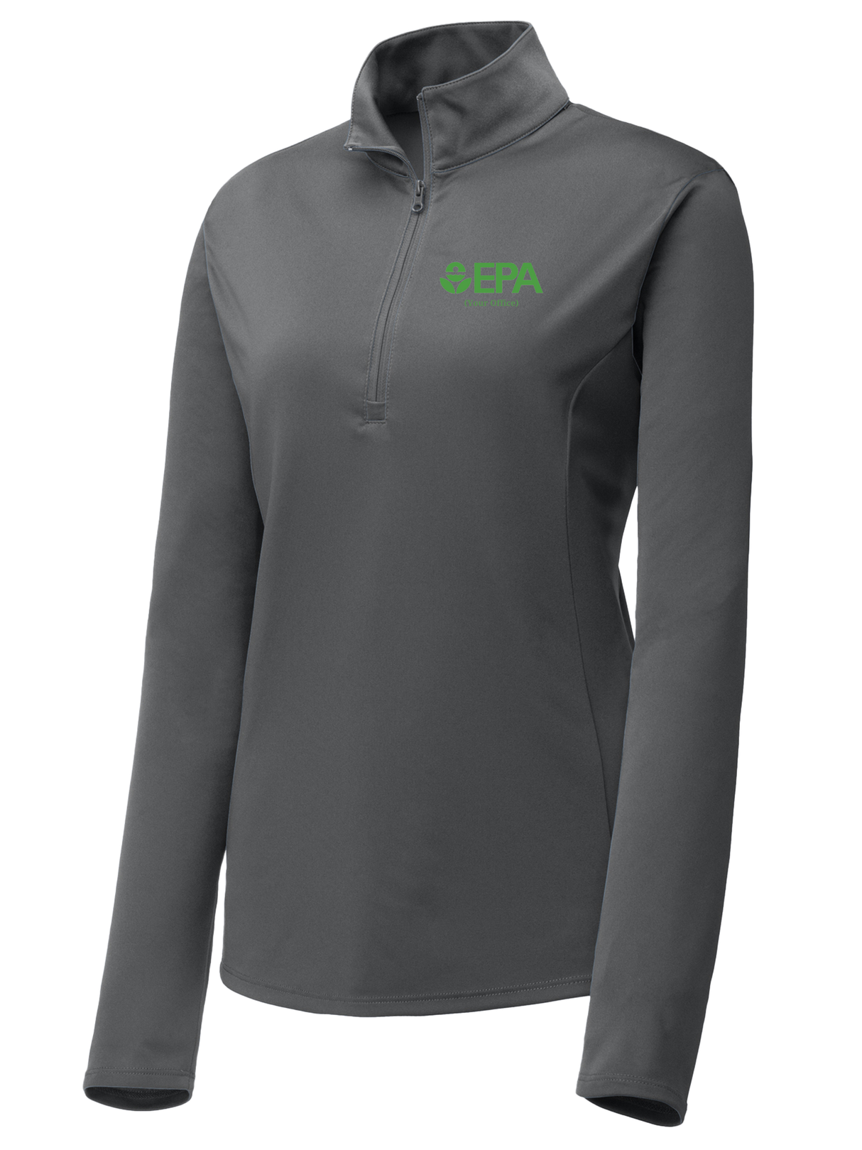 Environmental Protection Agency (EPA) by Office Women's Lightweight Dri Fit 1/4 Zip Slate Gray government employee uniform shirt