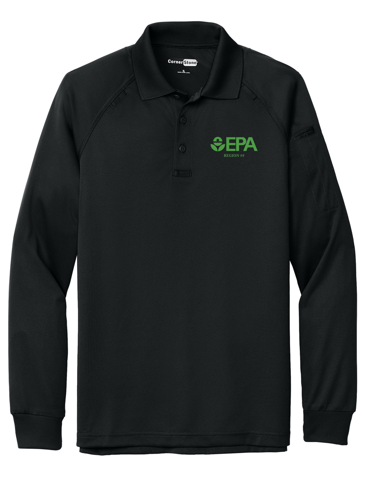 EPA By Region Men's Tactical Long Sleeve Polo