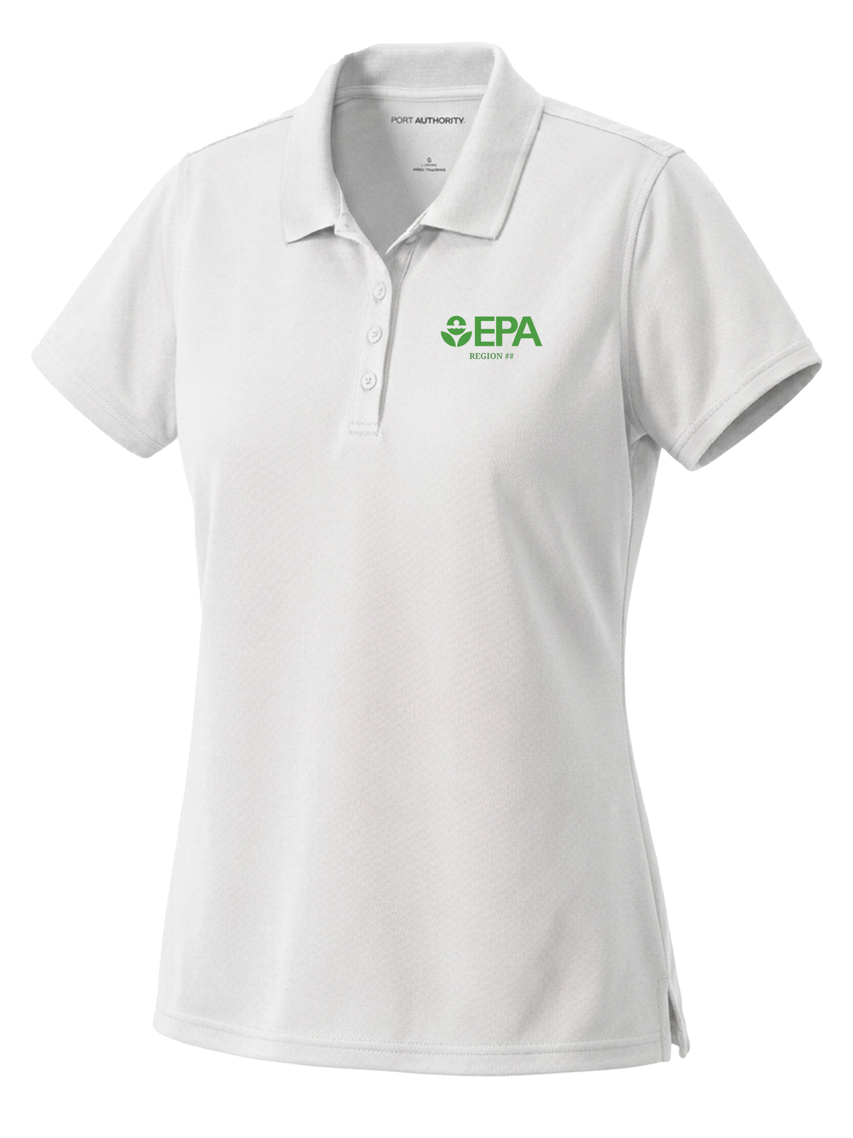 Environmental Protection Agency (EPA) By Region Women's Dri Fit Polo White government employee uniform shirt