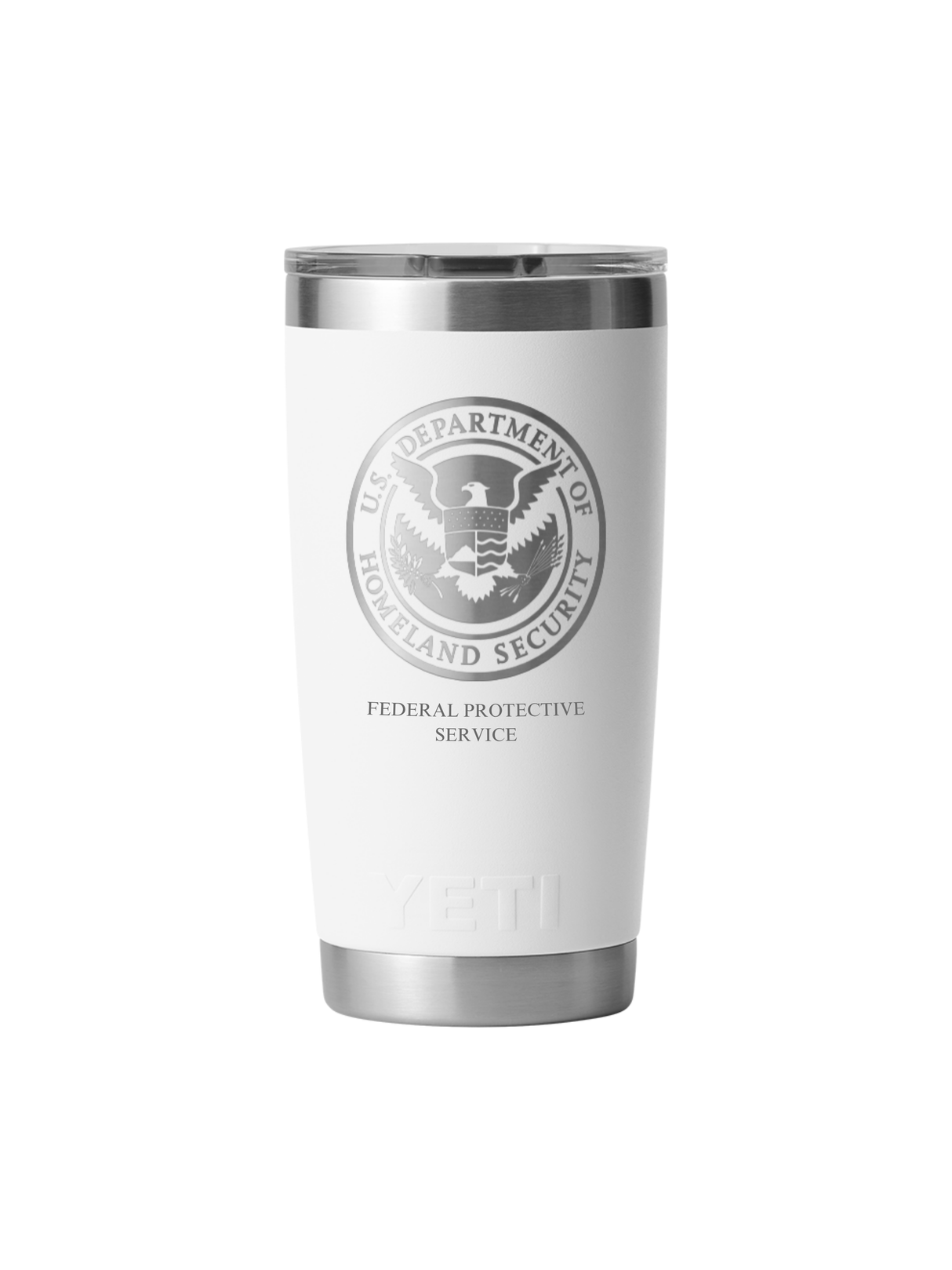 FEDERAL PROTECTIVE SERVICE 20oz Tumbler - White