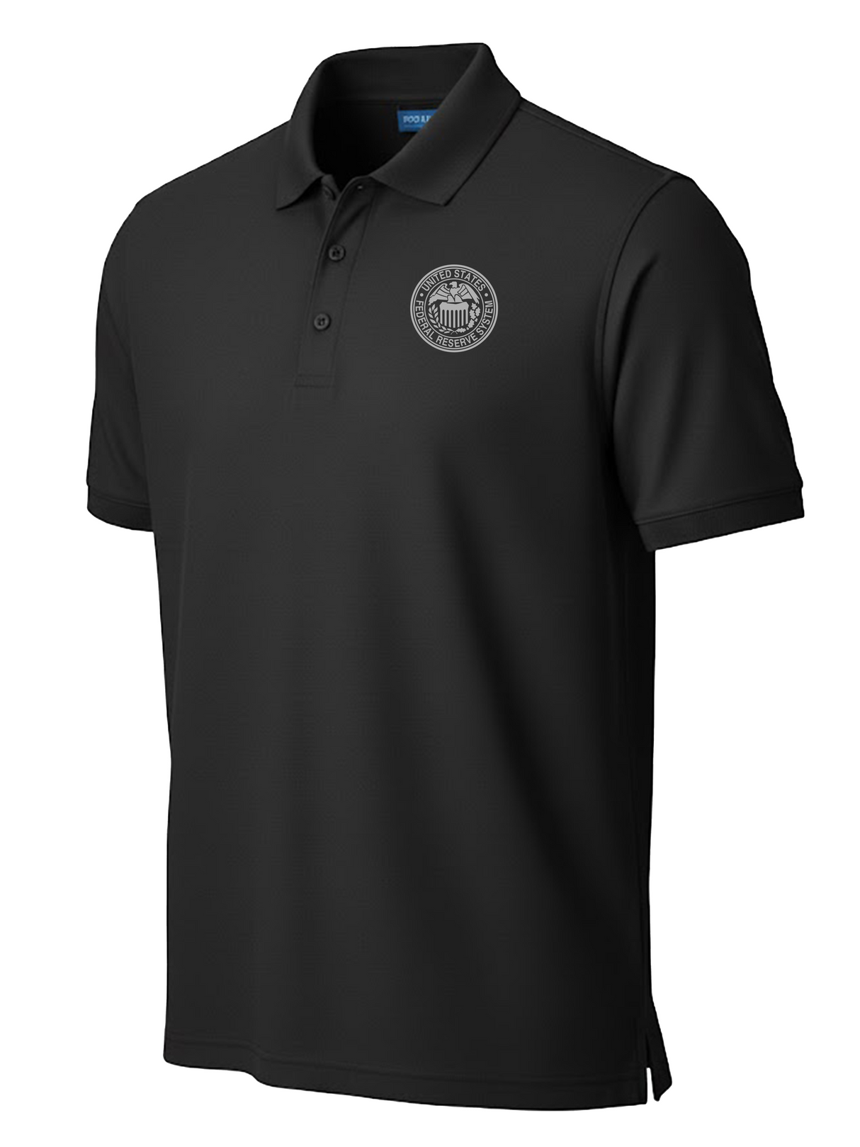 Federal Reserve System (FRS) Men's Polo Black government employee uniform shirt