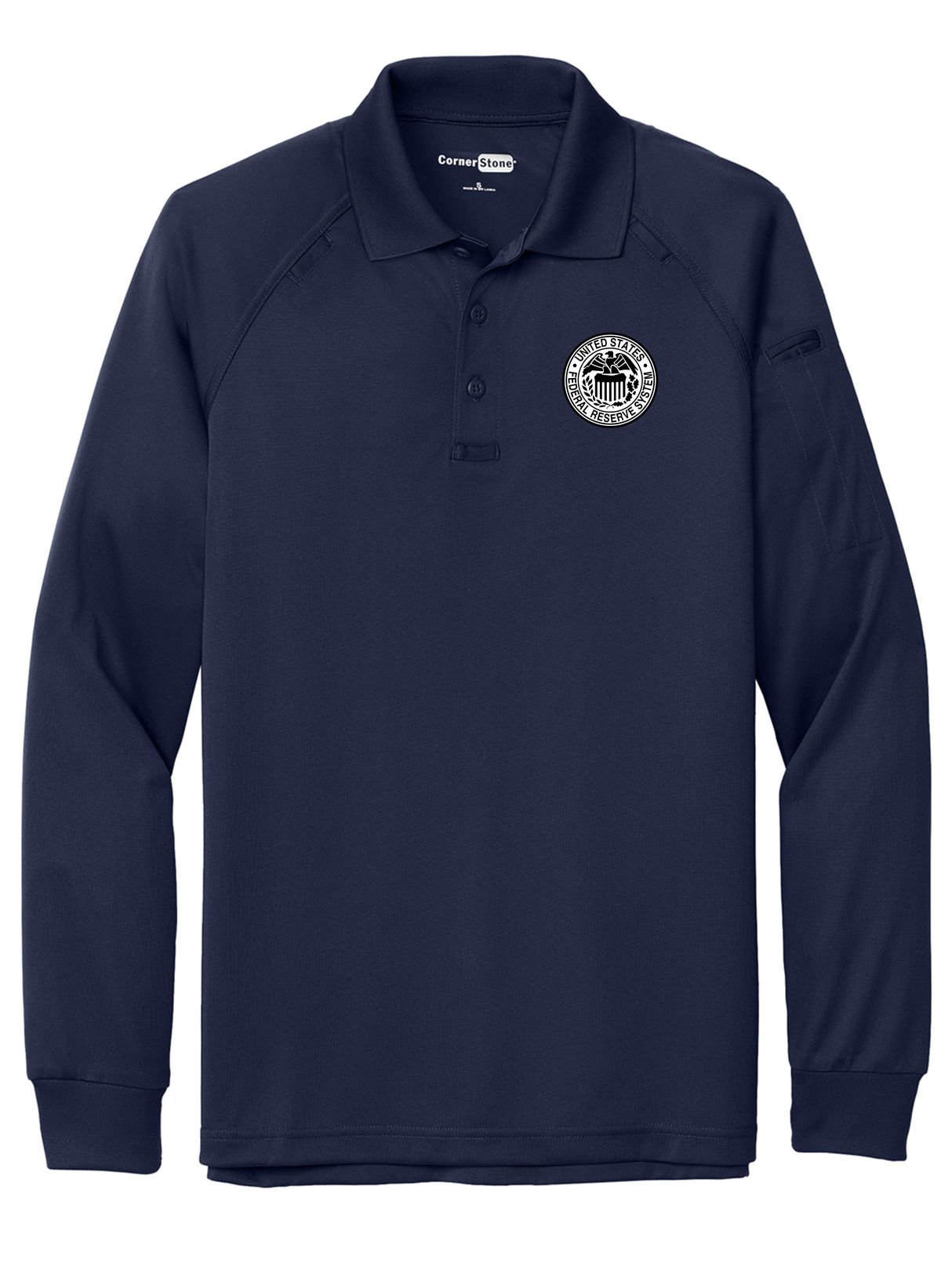FRS Men's Tactical Long Sleeve Polo