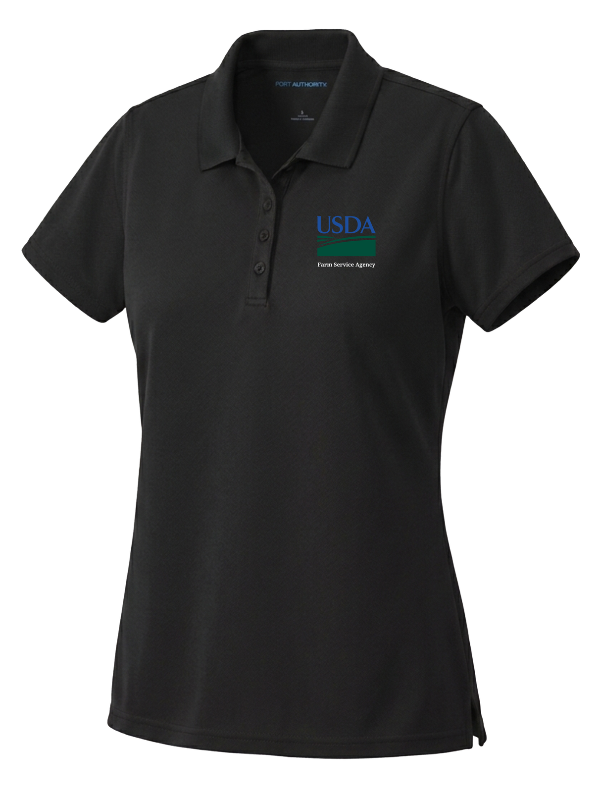Farm Service Agency (FSA) Women's Dri Fit Polo Black government employee uniform shirt