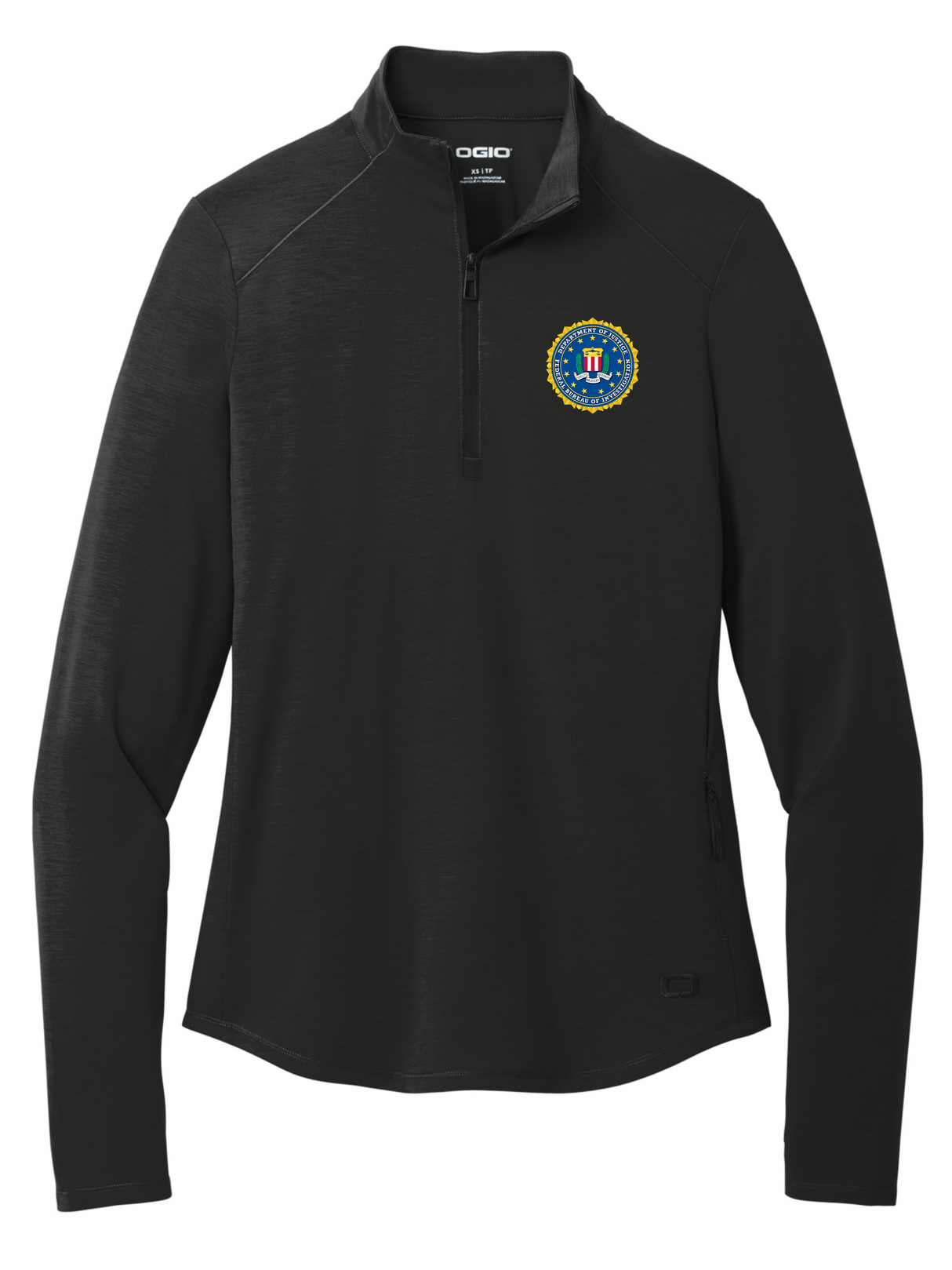 Federal Bureau of Investigation (FBI) Motion 1/4-Zip Long Sleeve black