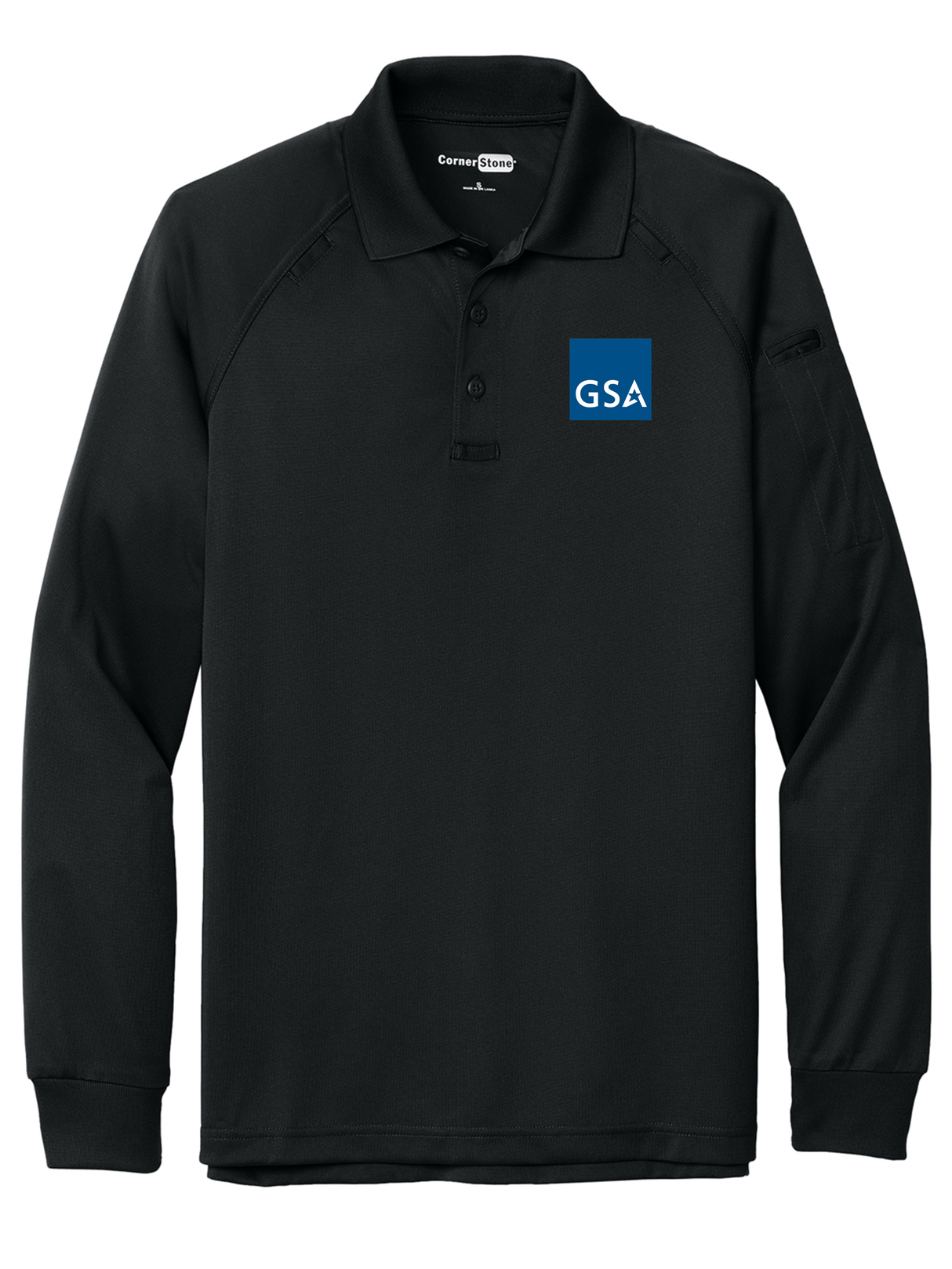 GSA Men's Tactical Long Sleeve Polo