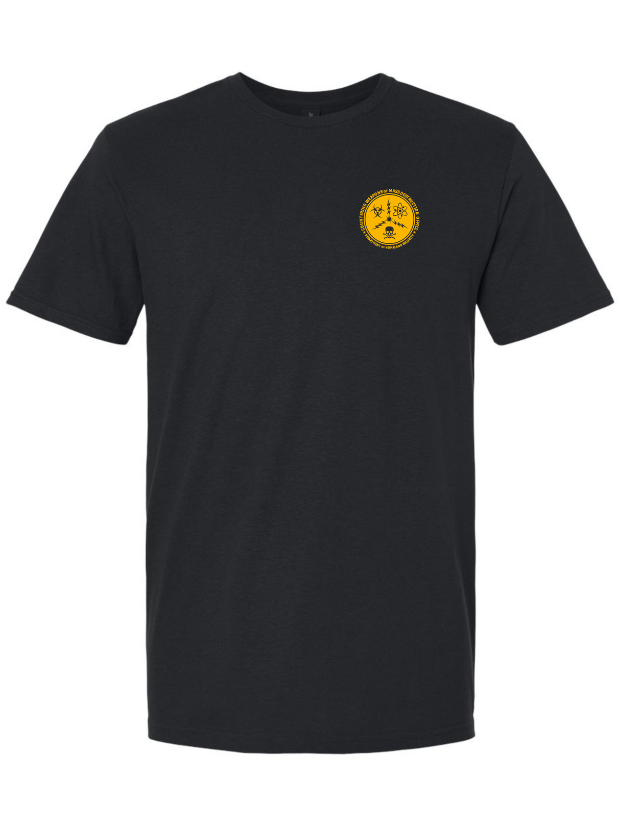 CWMD Agency Identifier T-Shirt Black - Front government employee uniform shirt