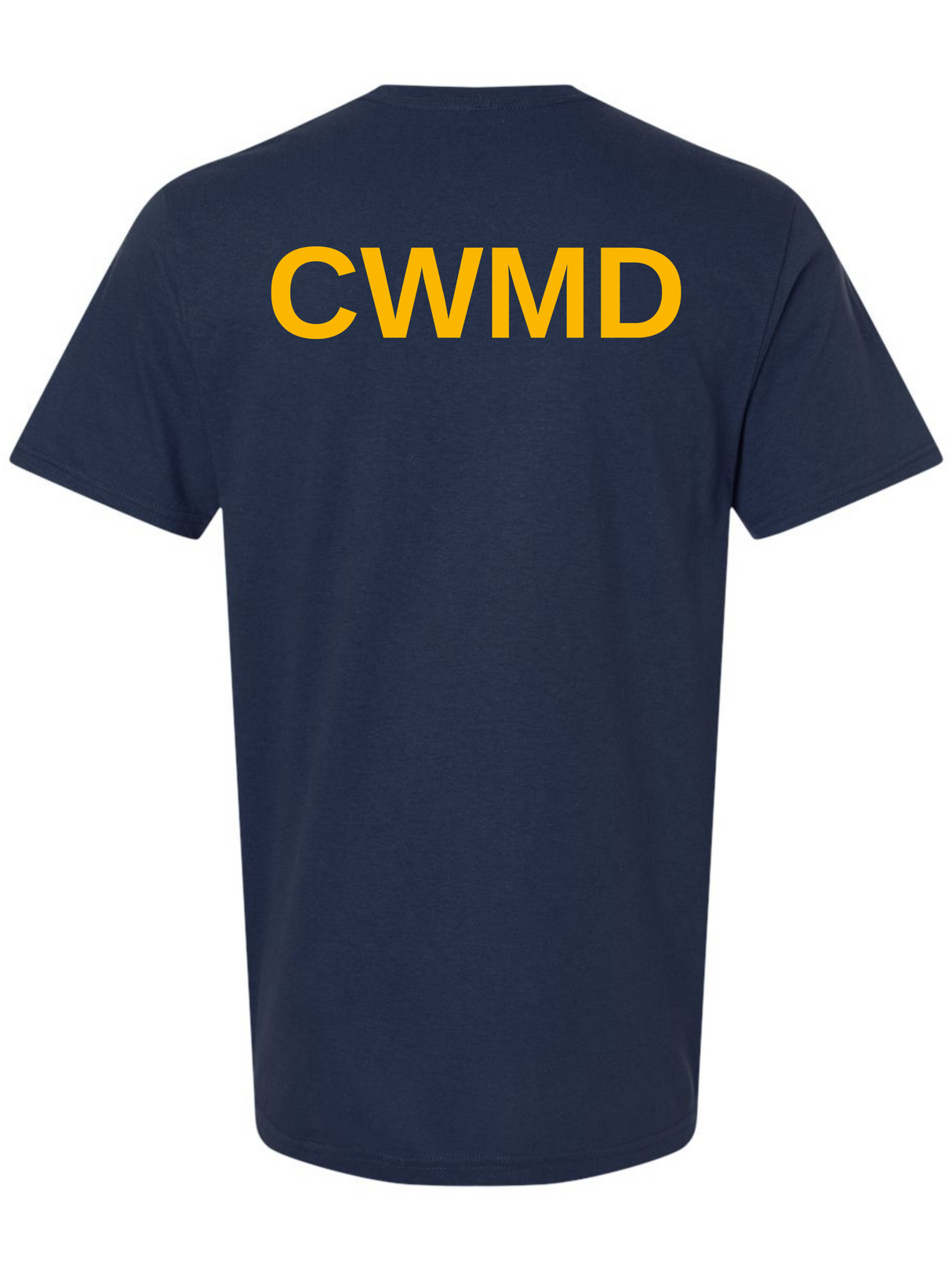 CWMD Agency Identifier T-Shirt Navy Blue - Back government employee uniform shirt
