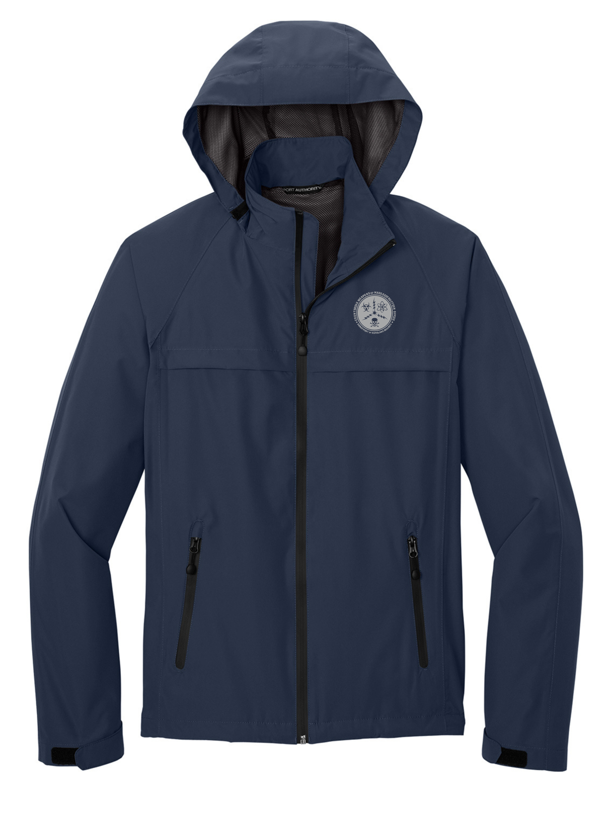 Countering Weapons of Mass Destruction Office (CWMD) Men's Port Authority Torrent Waterproof Jacket Navy Blue government employee uniform shirt