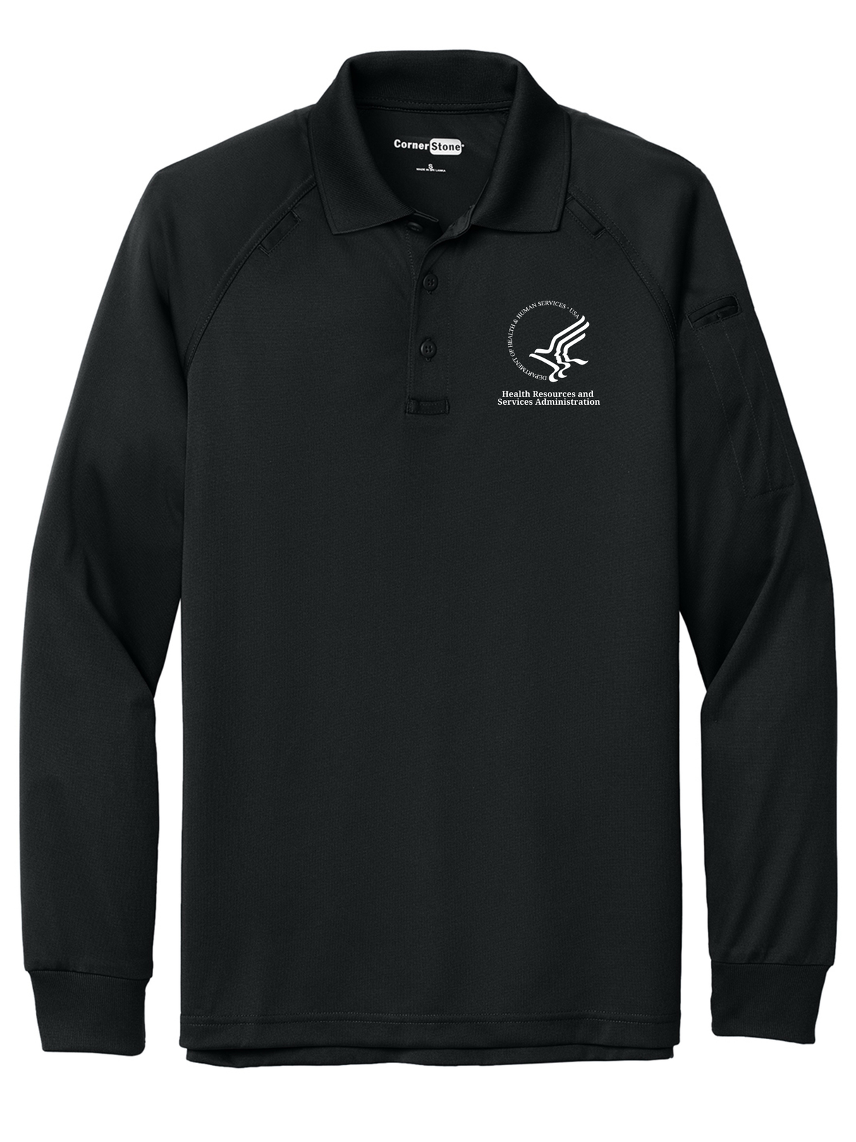 HRSA Men's Tactical Long Sleeve Polo