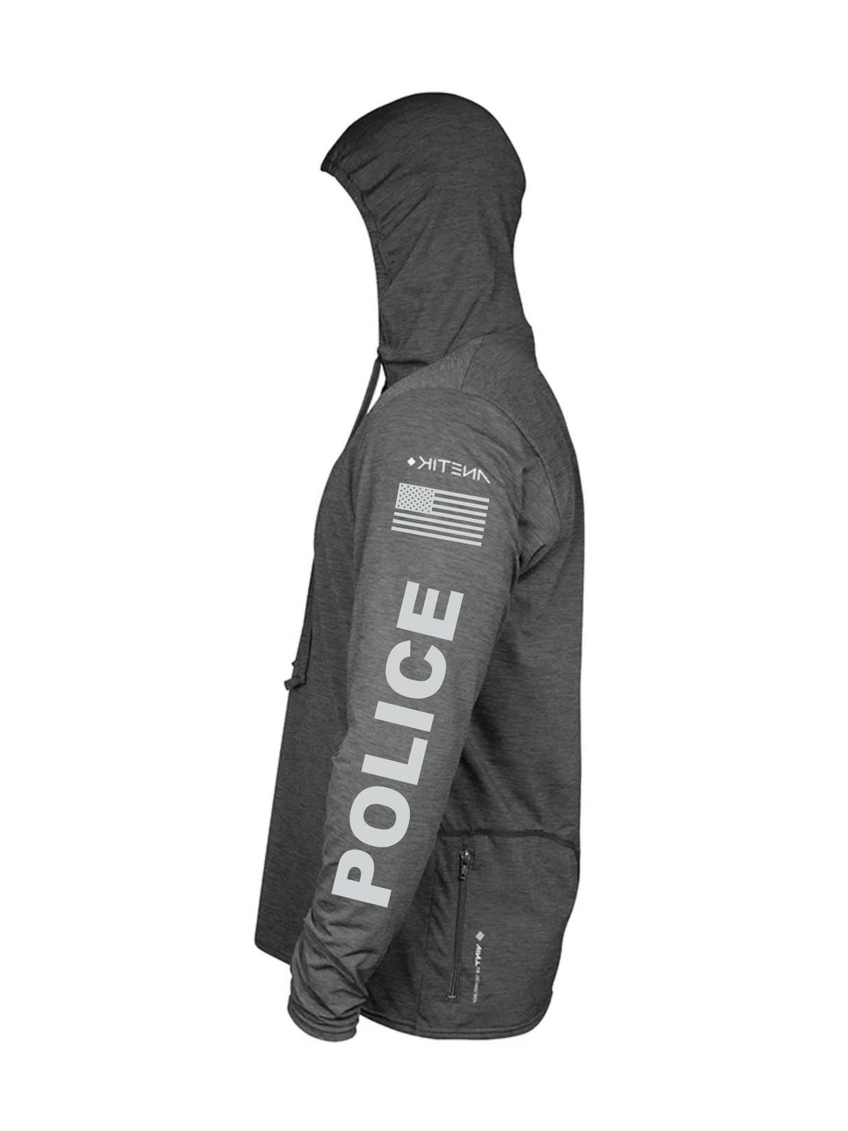 Hallandale Marine Patrol Anetik Hoodie Black Left