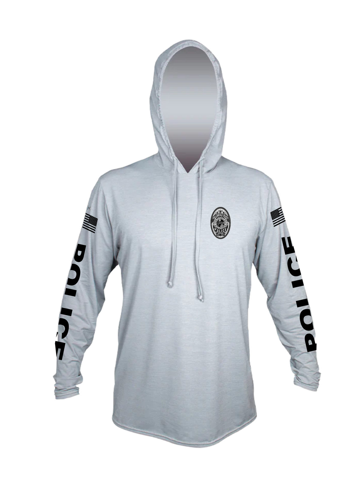 Hallandale Marine Patrol Anetik Hoodie White Front