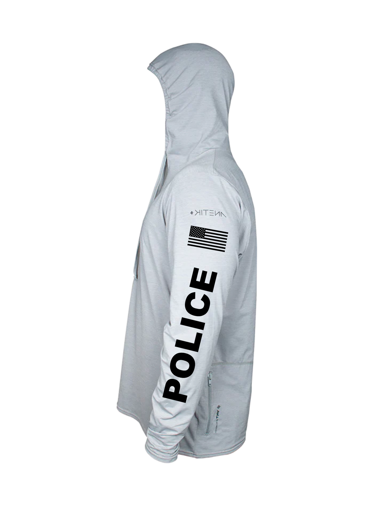 Hallandale Marine Patrol Anetik Hoodie White Left