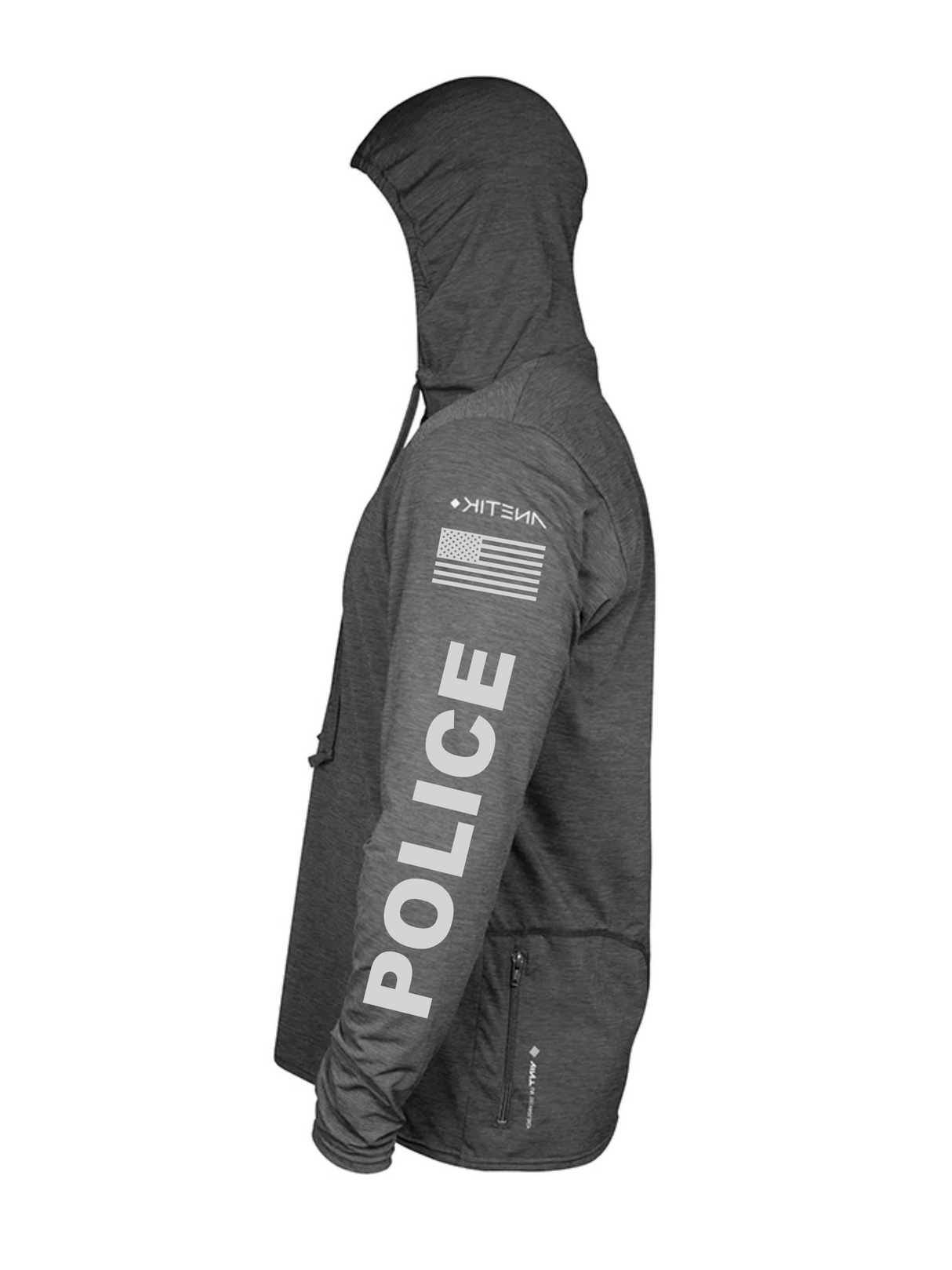 Hollywood PD Marine Unit Anetik Hoodie Black Left