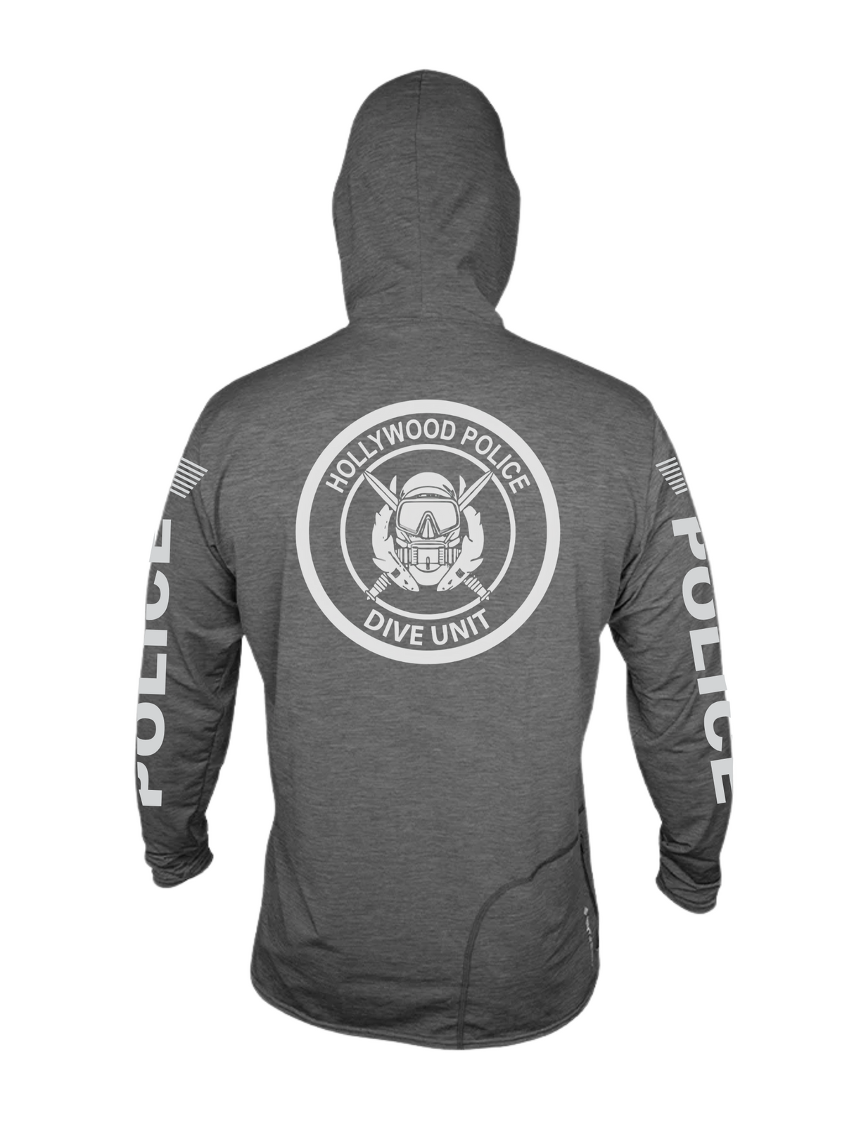 Hollywood Police Dive Unit Anetik Hoodie GrayF