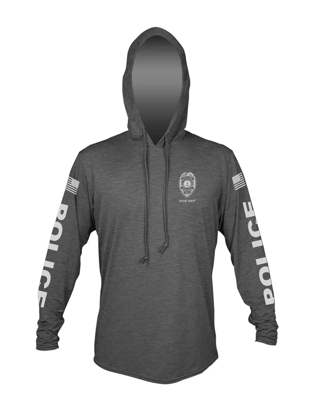Hollywood Police Dive Unit Anetik Hoodie Gray F
