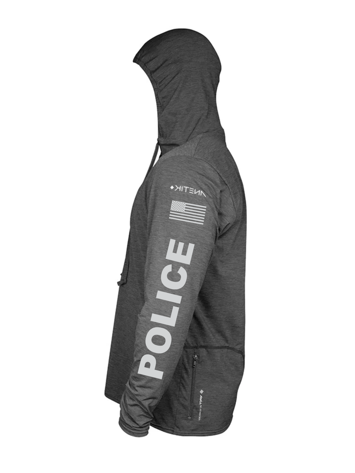 Hollywood Police Dive Unit Anetik Hoodie Gray L