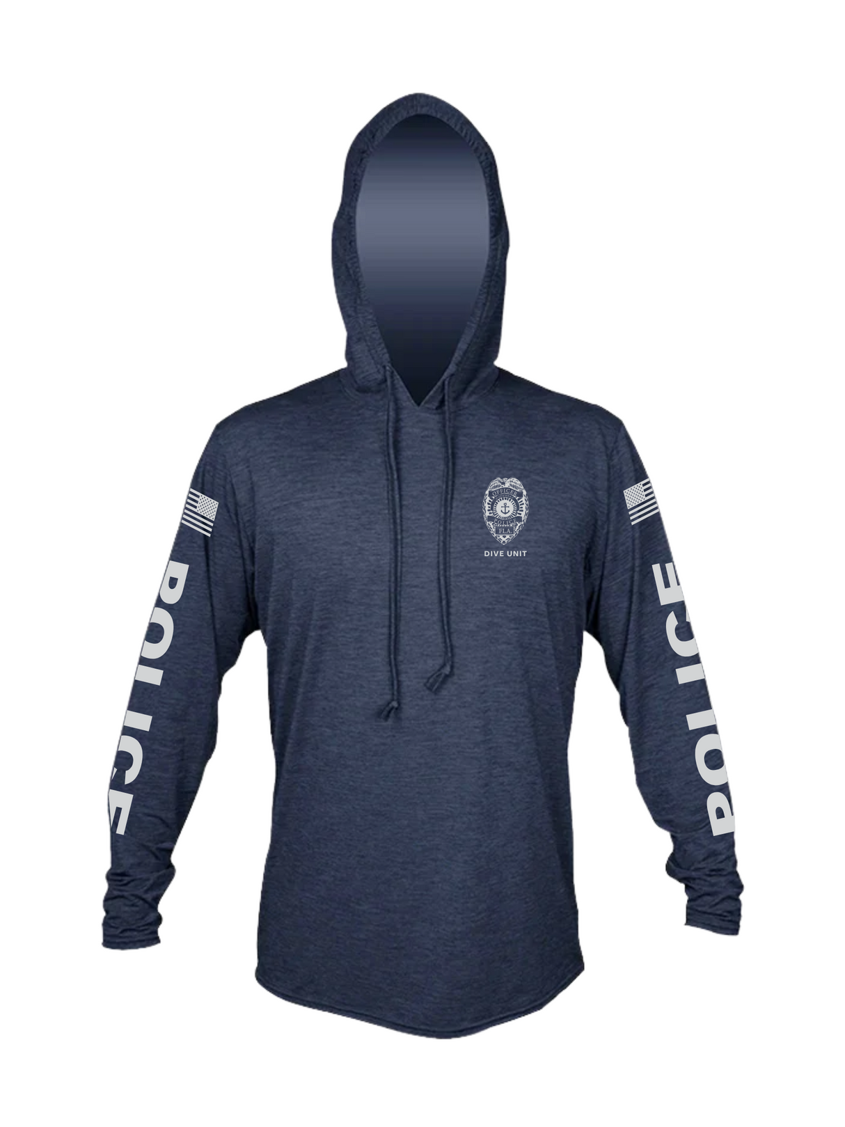 Hollywood Police Dive Unit Anetik Hoodie Navy F