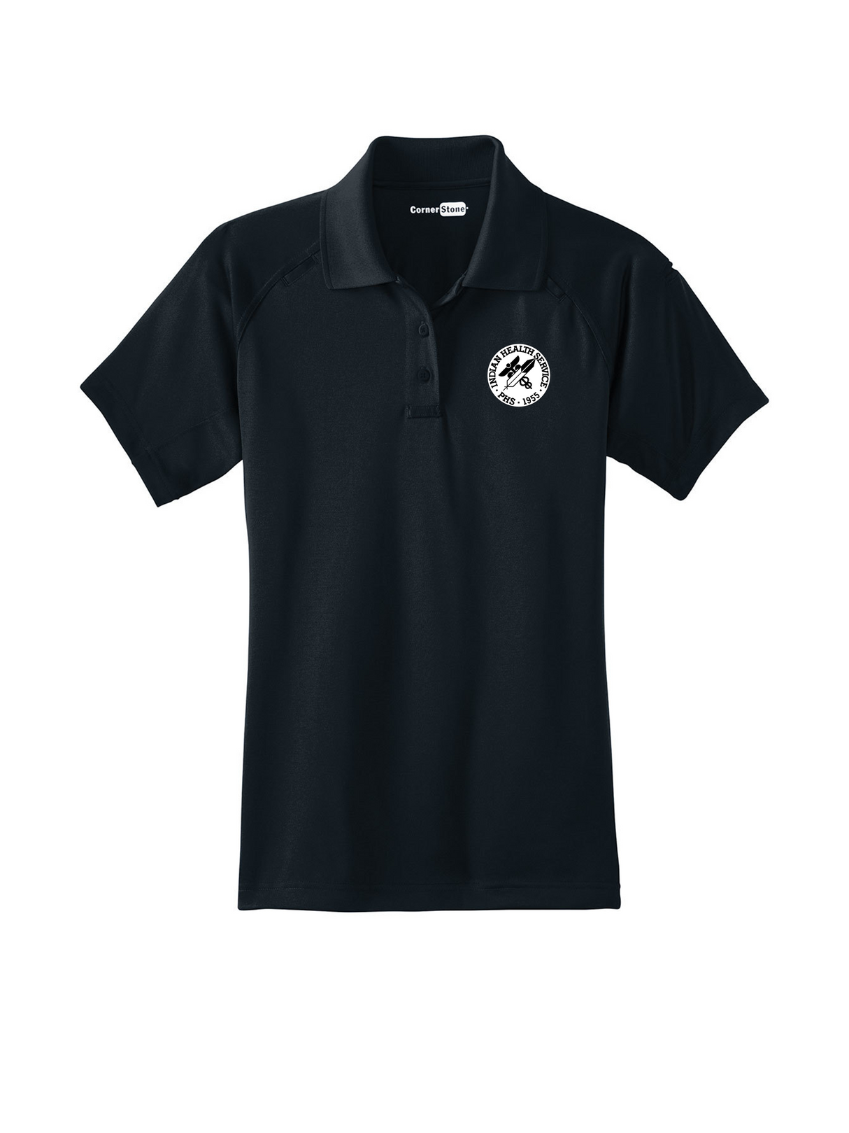 IHS_Womens_Tactical_Short_Sleeve_Polo_-_Dark_Navy