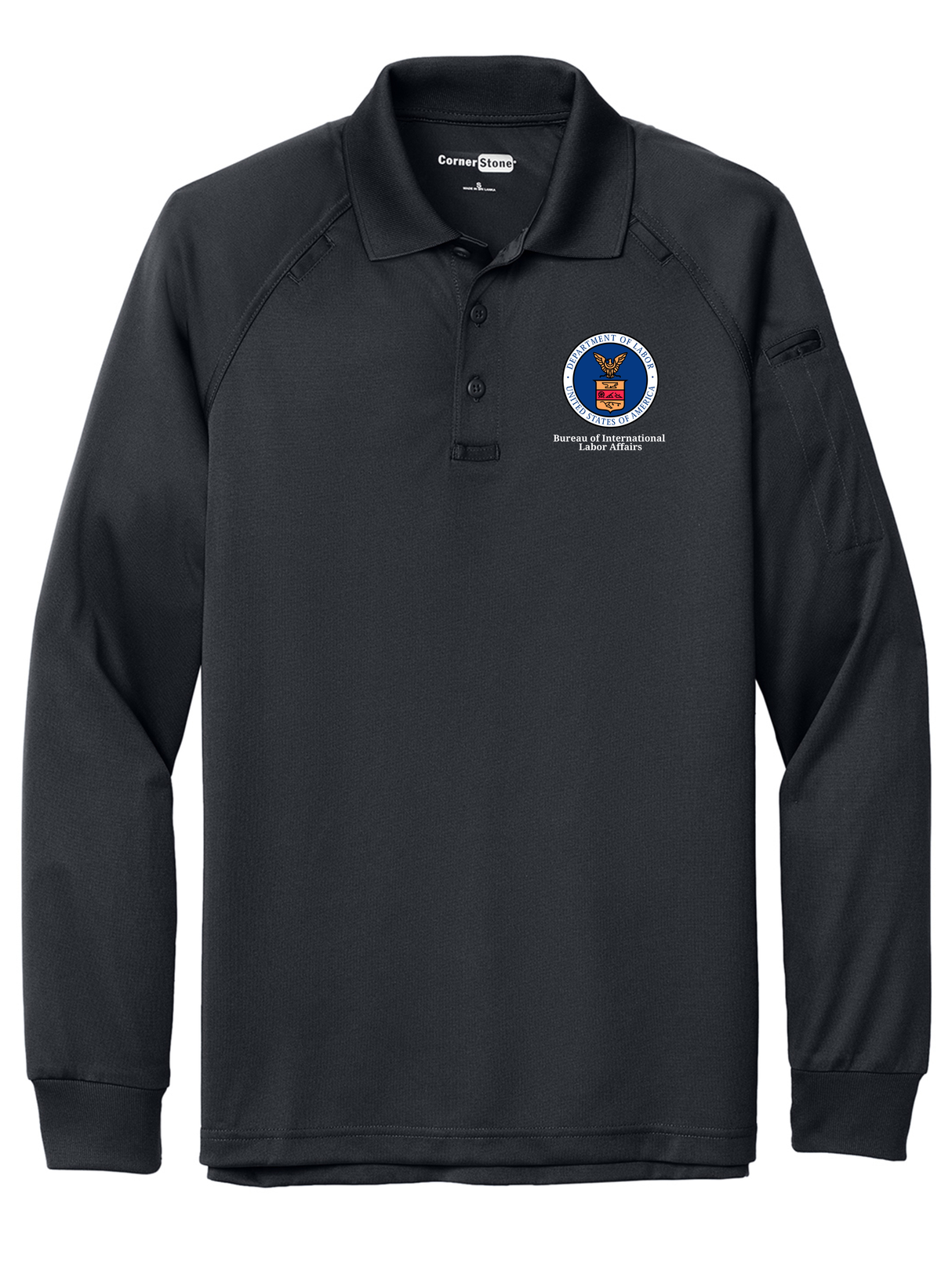 ILAB Men's Tactical Long Sleeve Polo