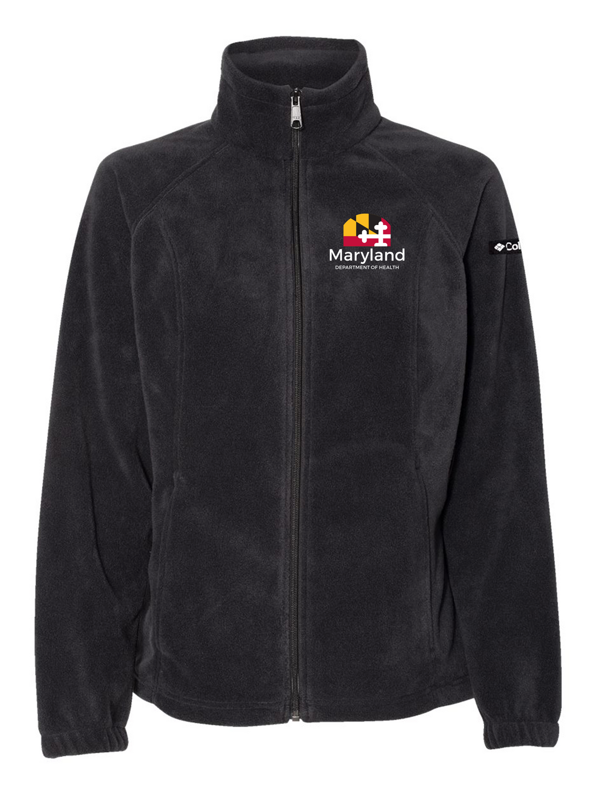 Maryland Department of Health (MDH) Women's Benton Springs Microfleece Black government employee uniform
