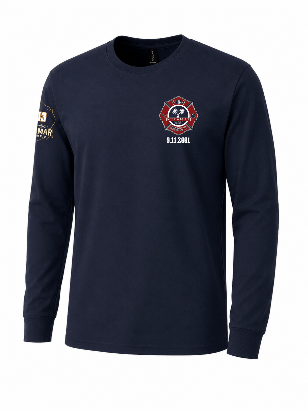Miramar Fire 9/11 Memorial Long Sleeve Shirt