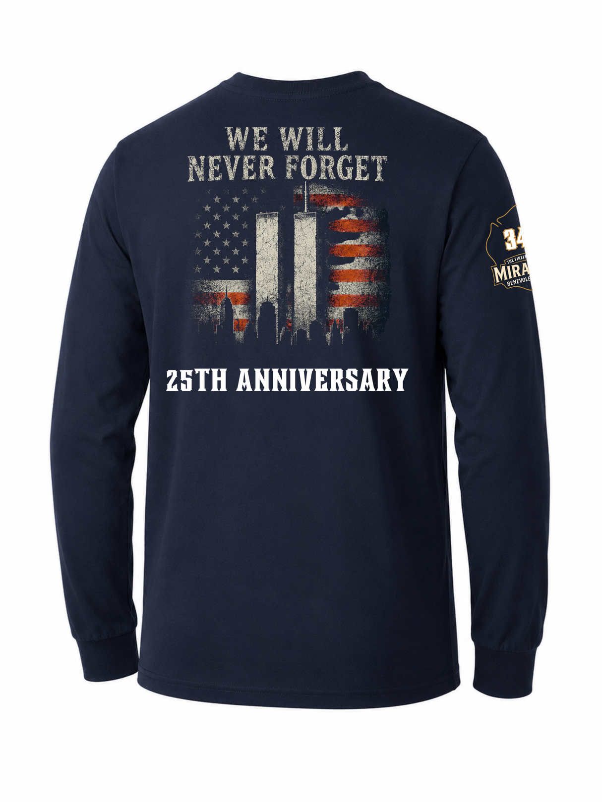Miramar Fire 9/11 Memorial Long Sleeve Shirt