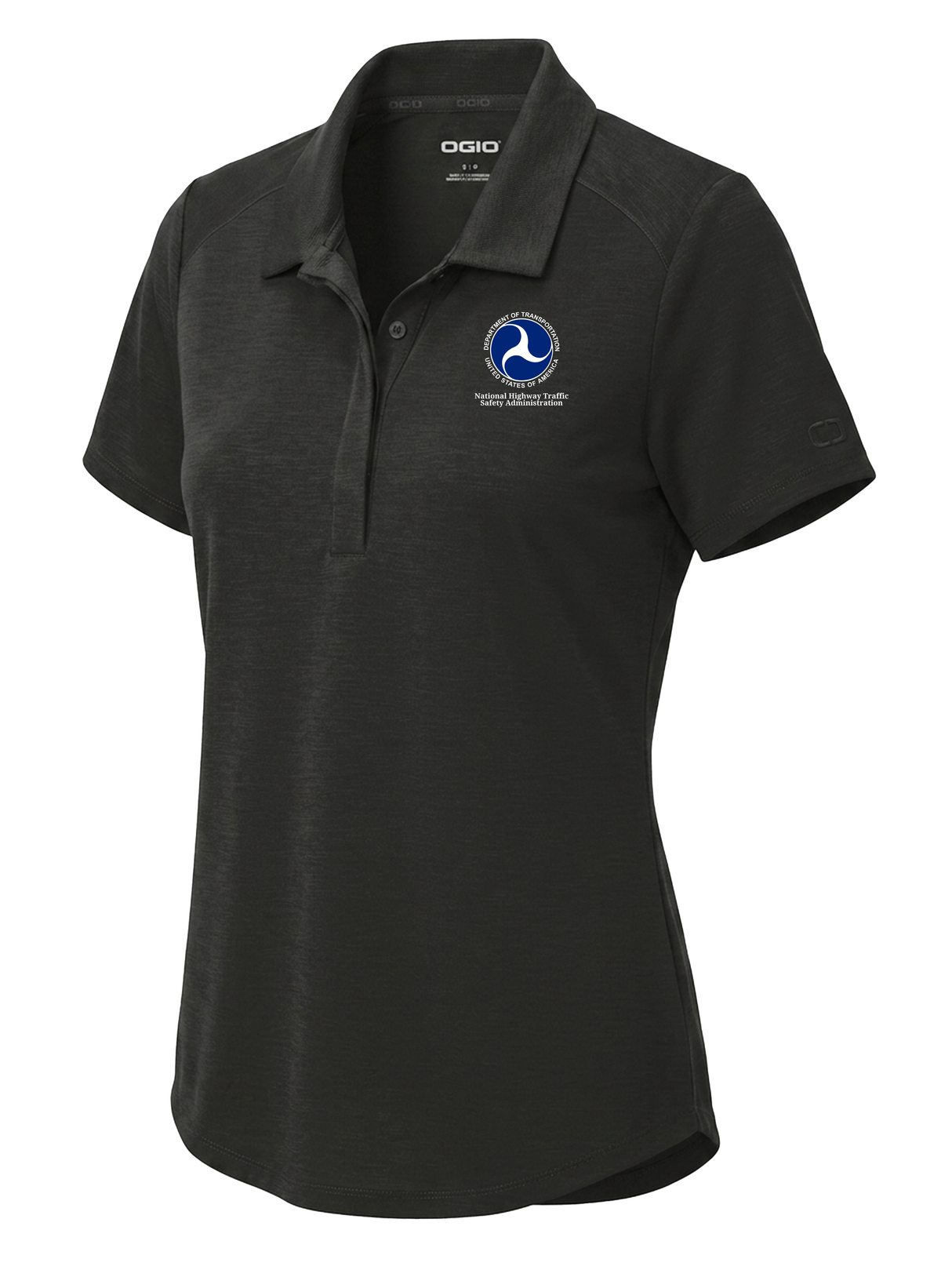 National Highway Traffic Safety Administration (NHTSA) Women's Polo Black government employee uniform shirt