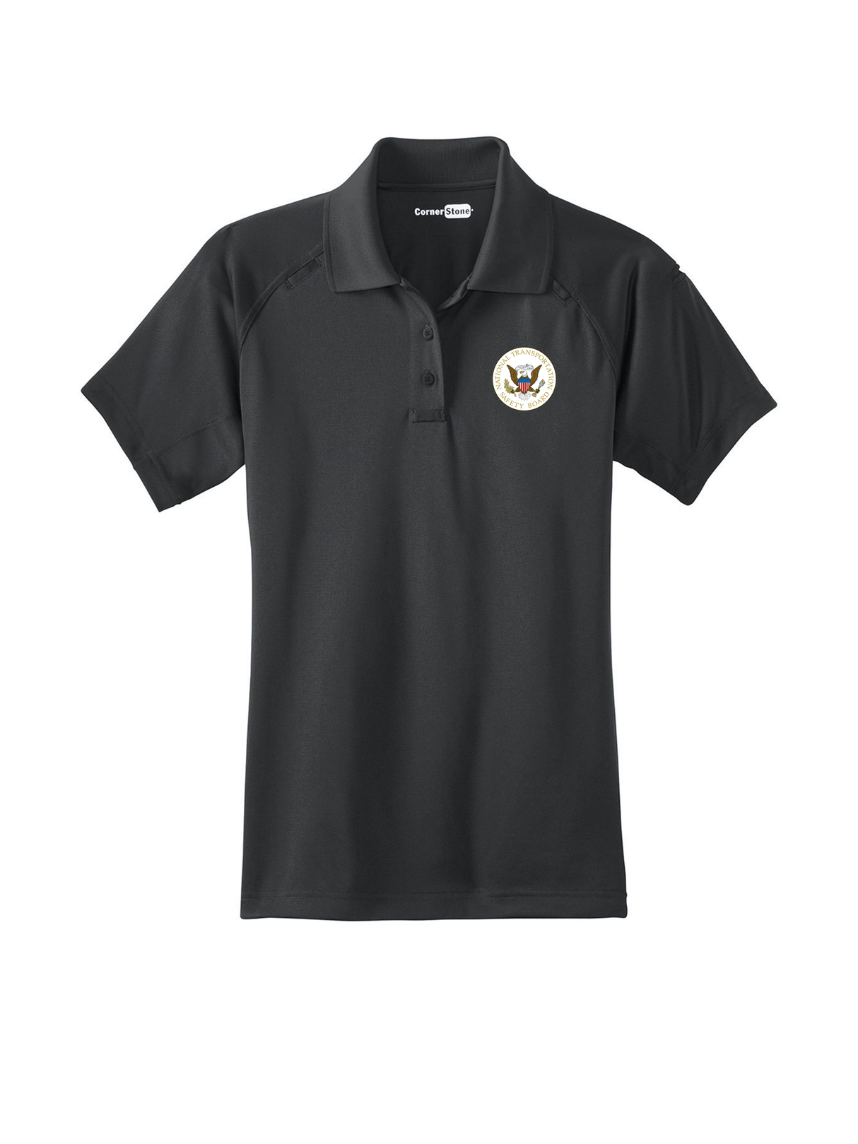 NTSB_Womens_Tactical_Short_Sleeve_Polo_-_Slate_Gray