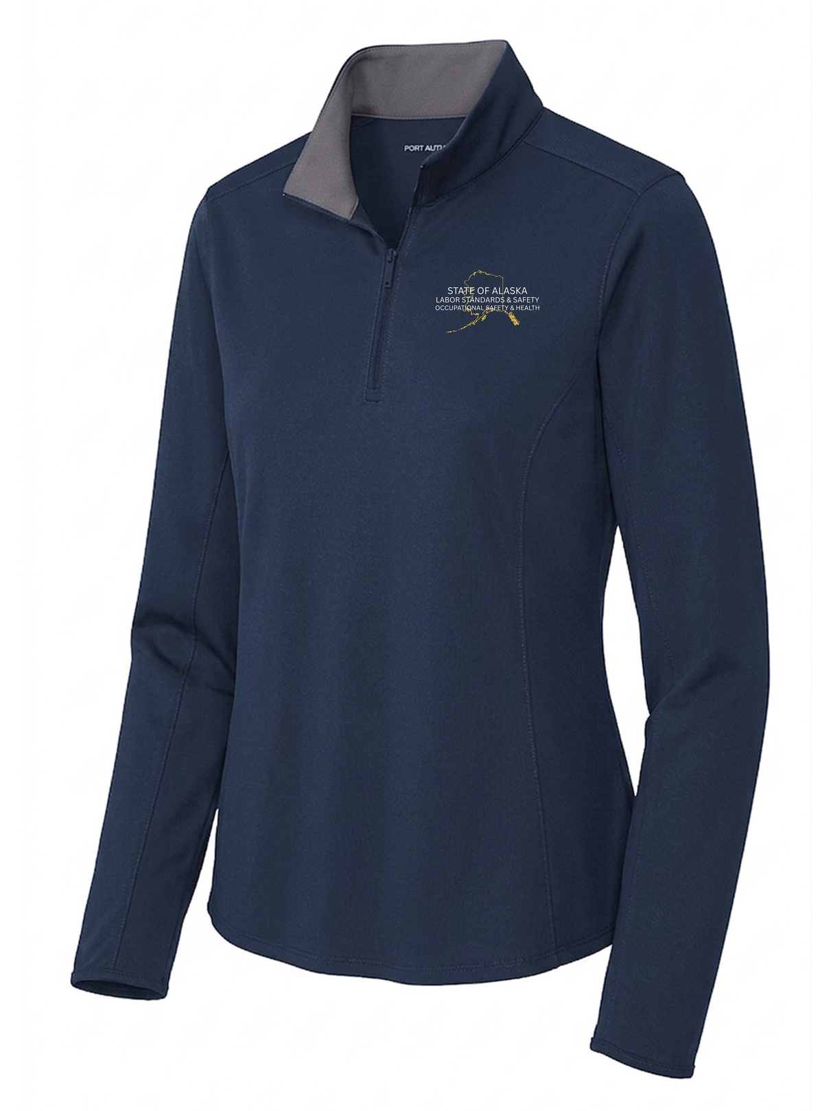 State of Alaska Department of Labor Women's Dri Fit 1/4 Zip