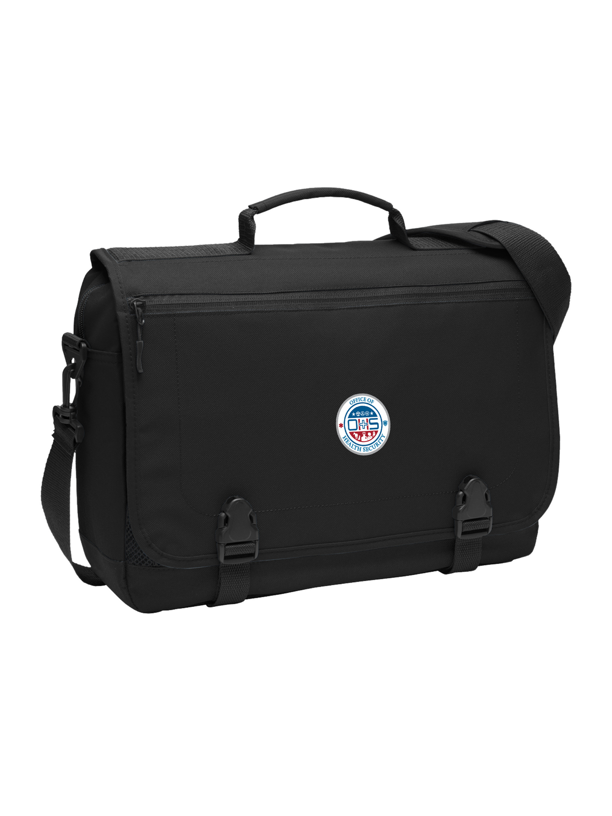 OHS-PortAuthority-LaptopBag-Front-Black