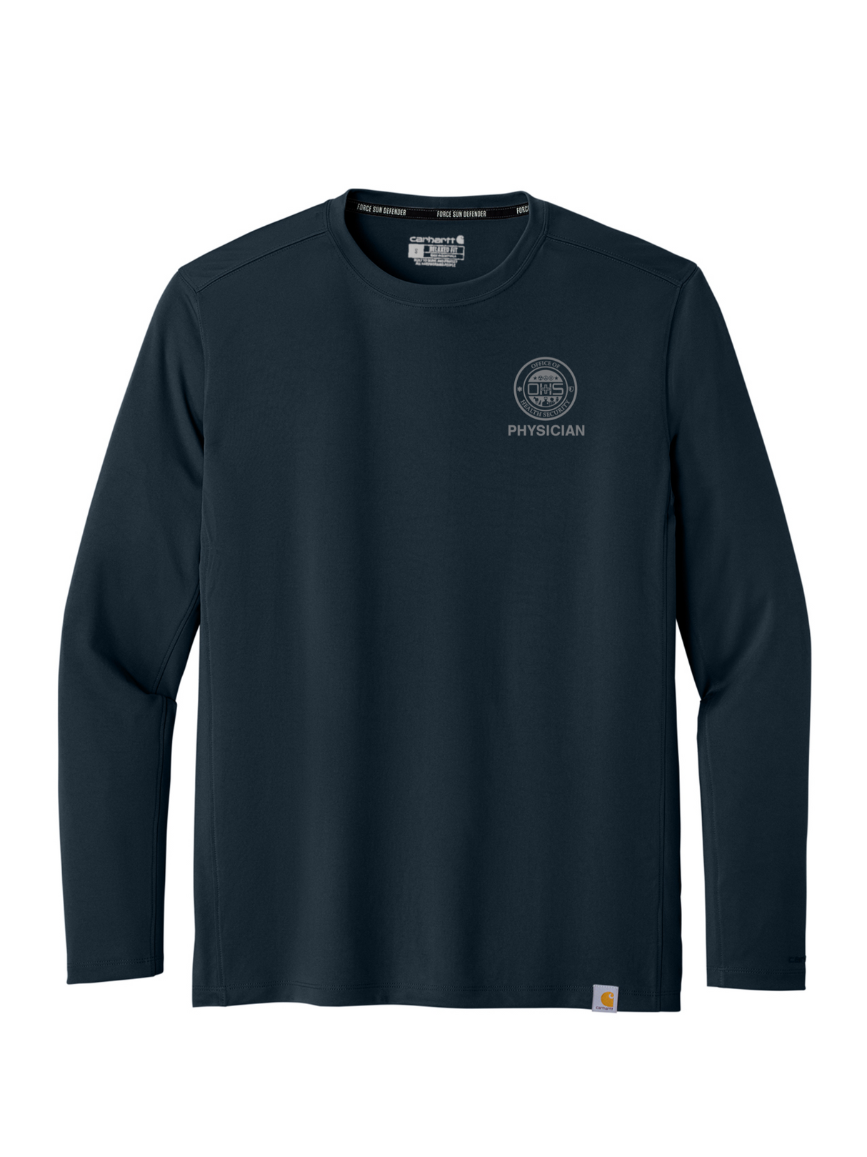 OHS_Physician_Agency_Long_sleeve_T-shirt_Navy
