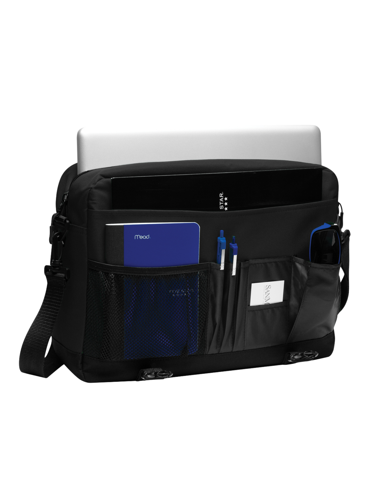 OHS_PortAuthority_LaptopBag_Open_Black