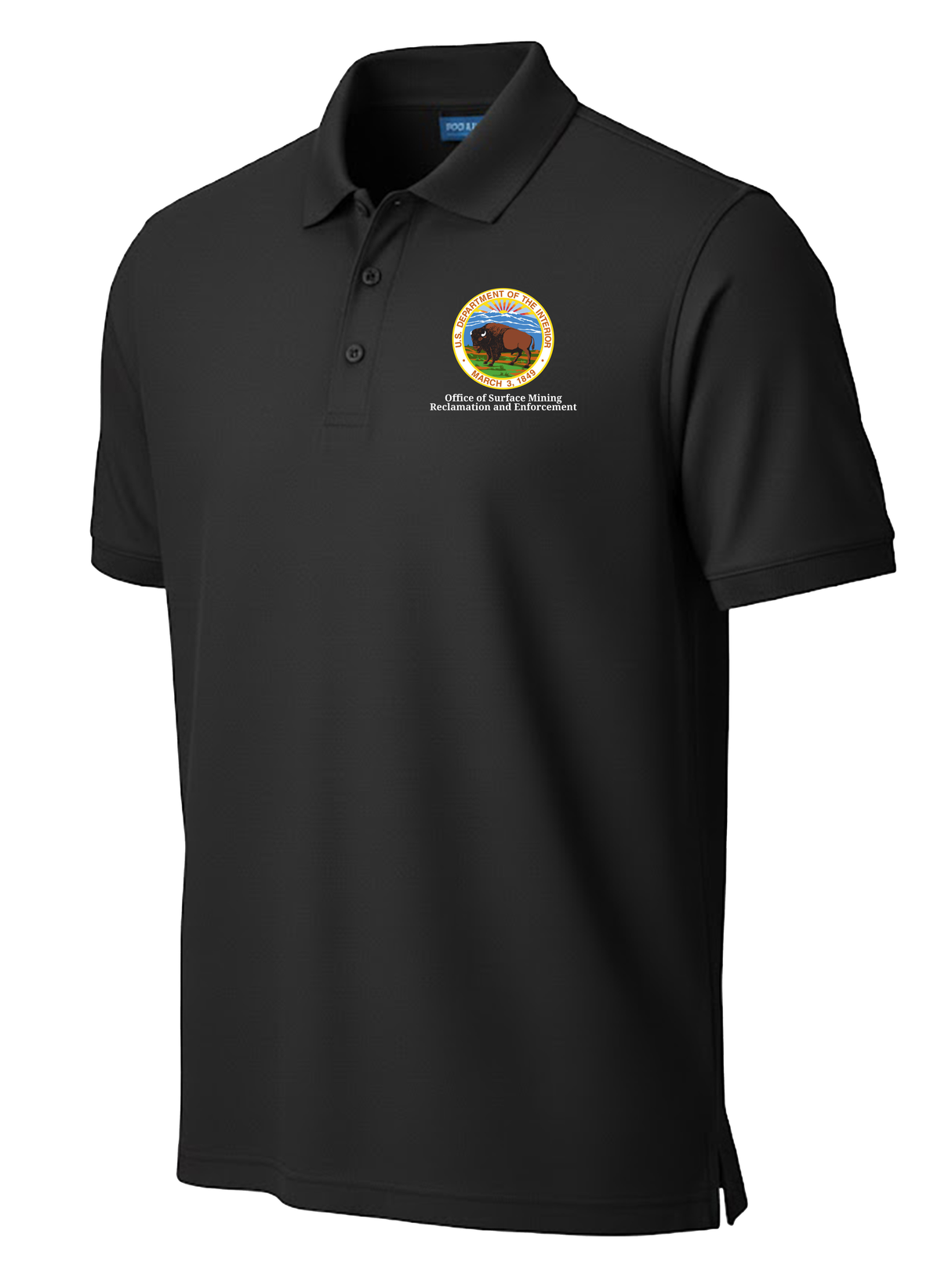 Office of Surface Mining Reclamation and Enforcement (OSMRE) Men's Polo Black government employee uniform shirt