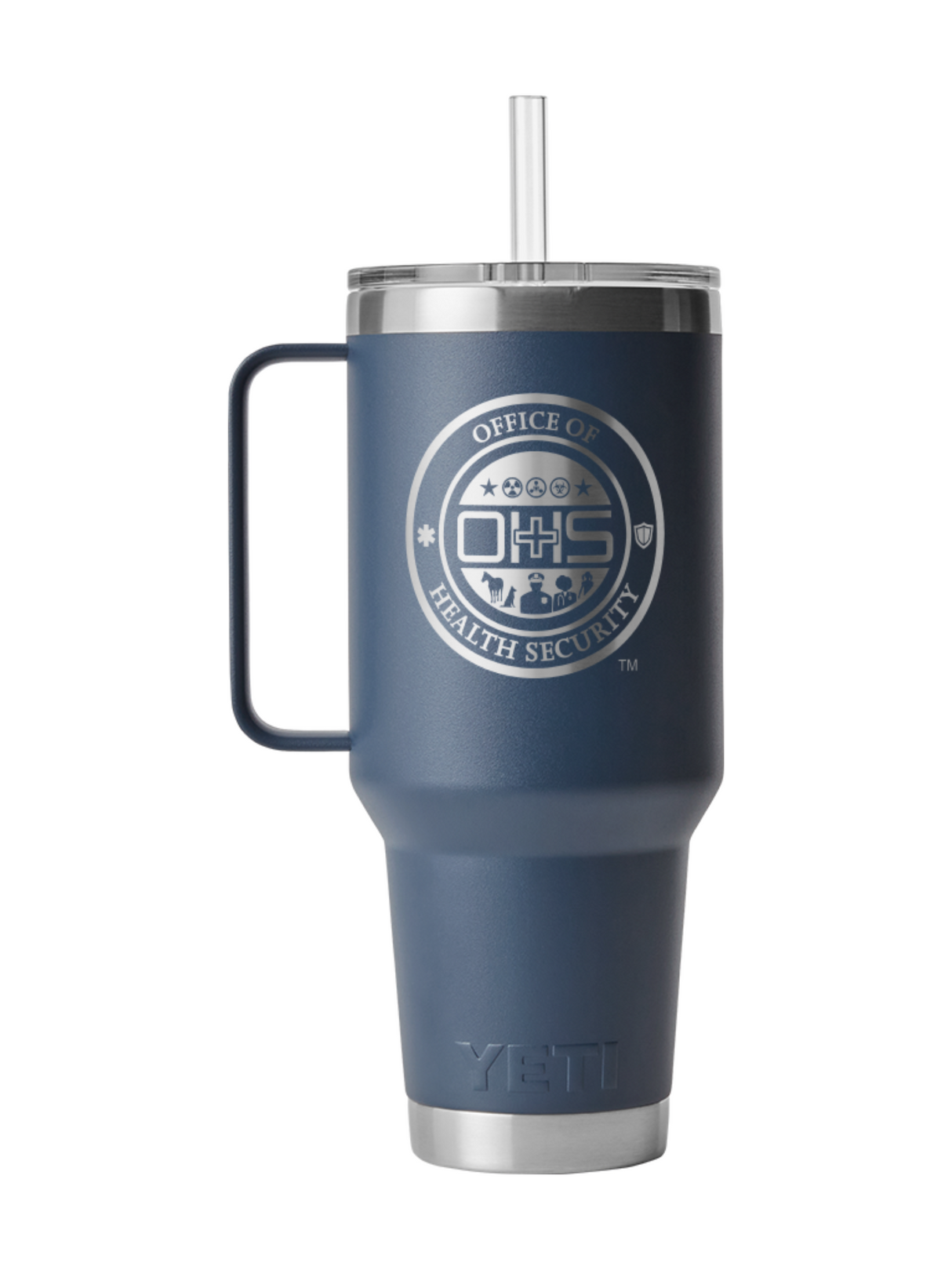 Occupational Health and Safety OHS 42oz Straw Mug Navy