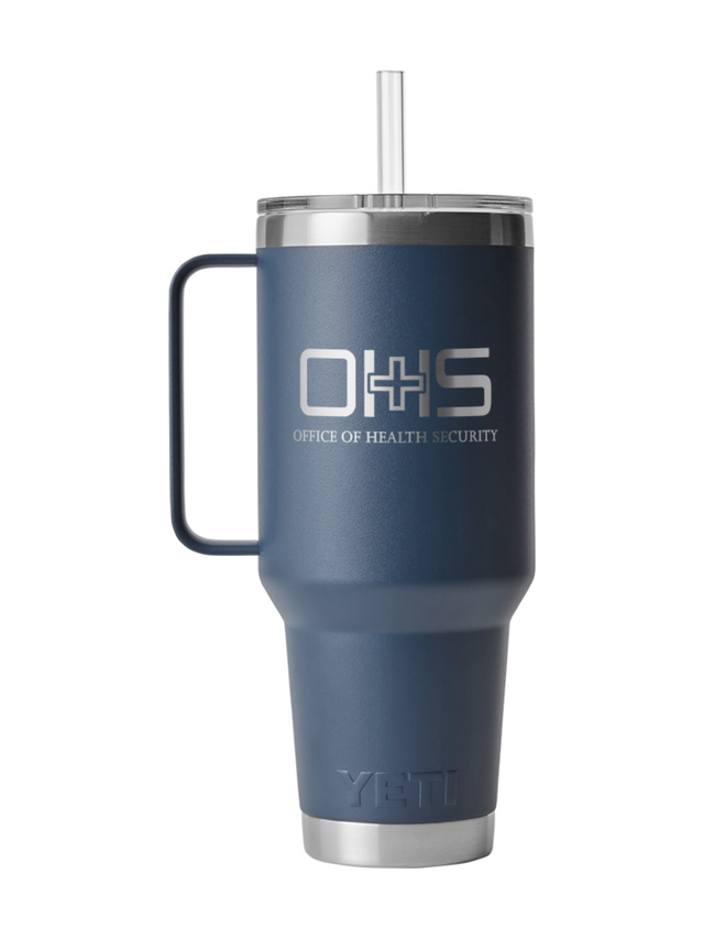 Occupational Health and Safety OHS 42oz Straw Mug Navy v2