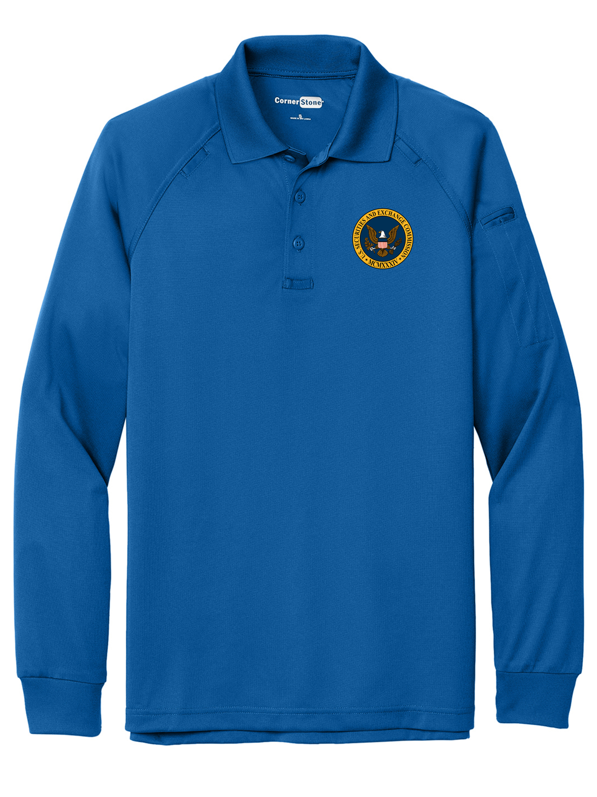 SEC Men's Tactical Long Sleeve Polo