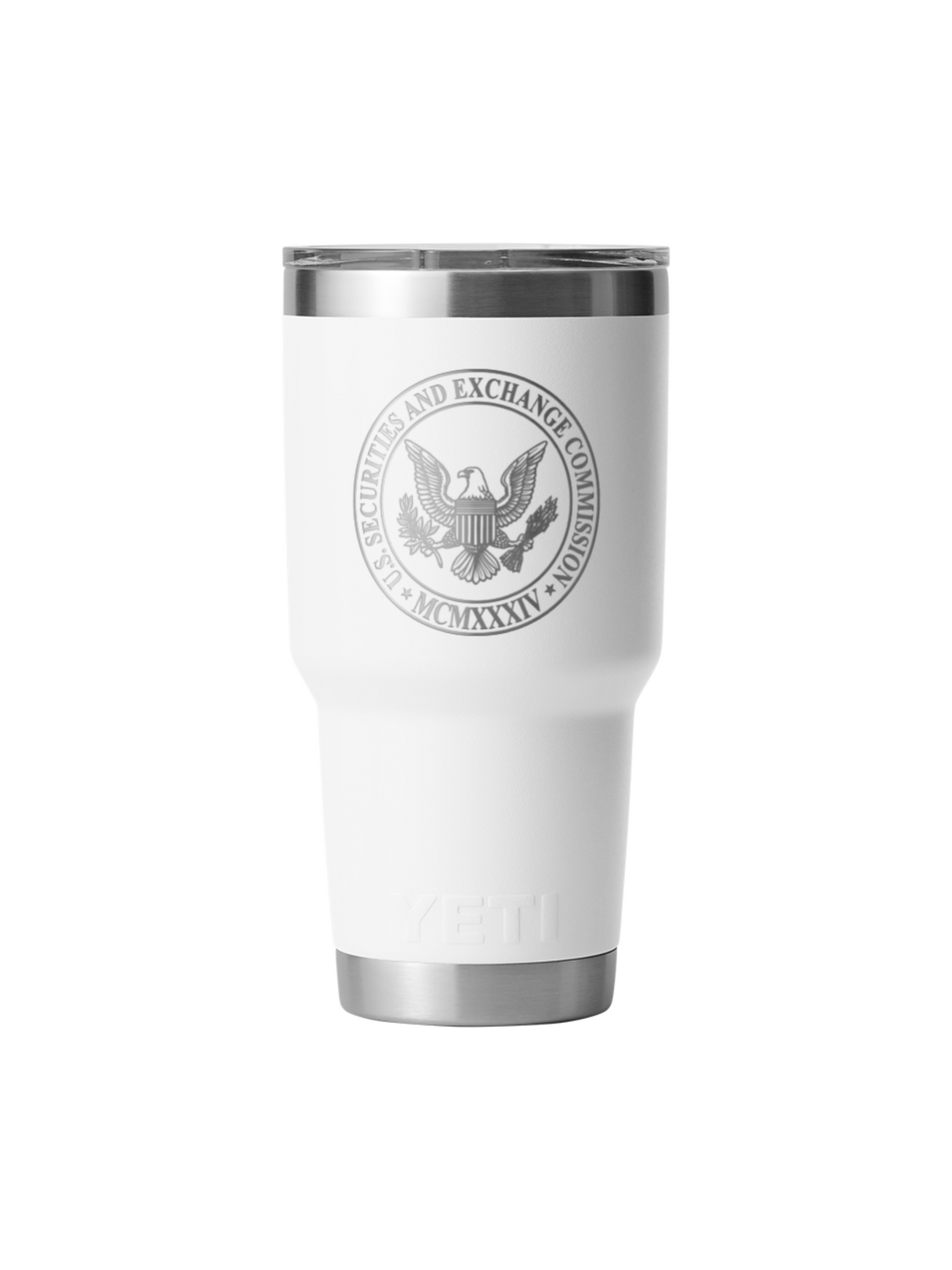 Securities and Exchange Commission SEC YETI 30oz Tumbler White