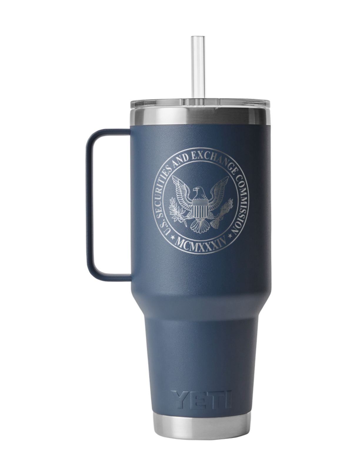 Securities and Exchange Commission SEC YETI 42oz Straw Mug Navy