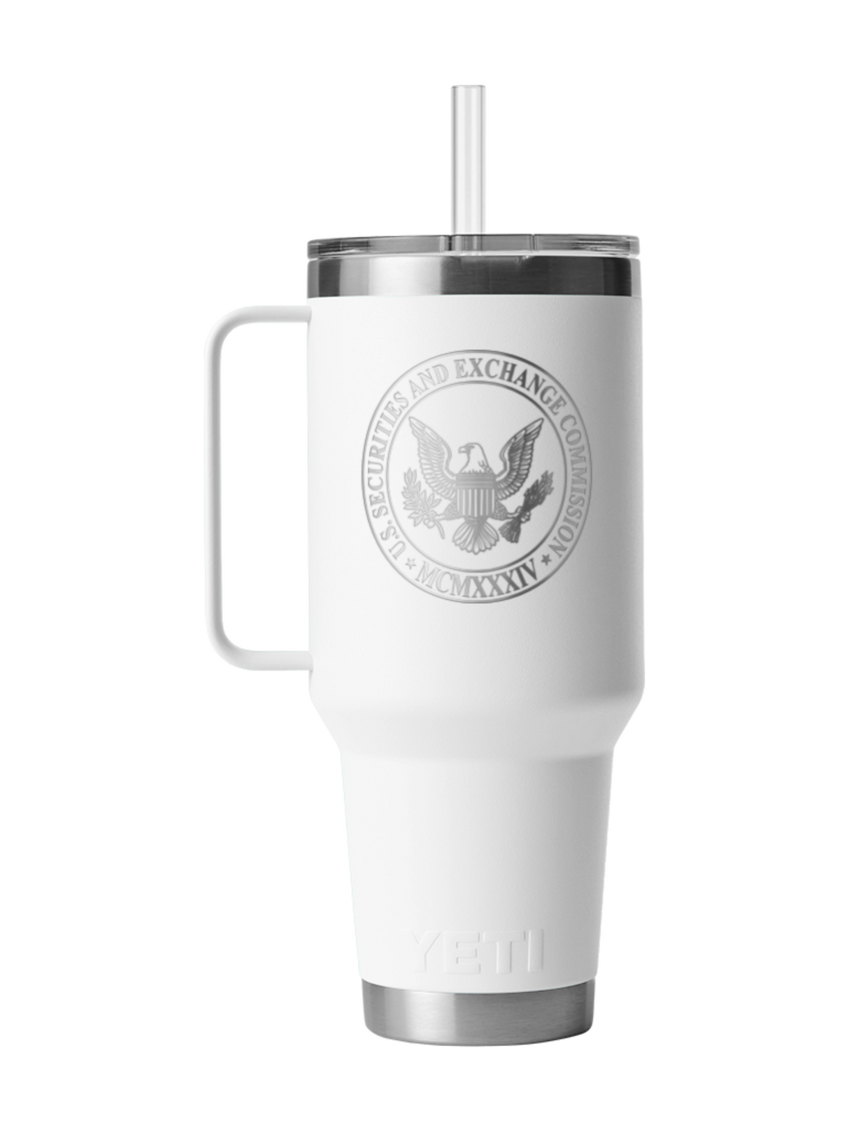 Securities and Exchange Commission SEC YETI 42oz Straw Mug Wht