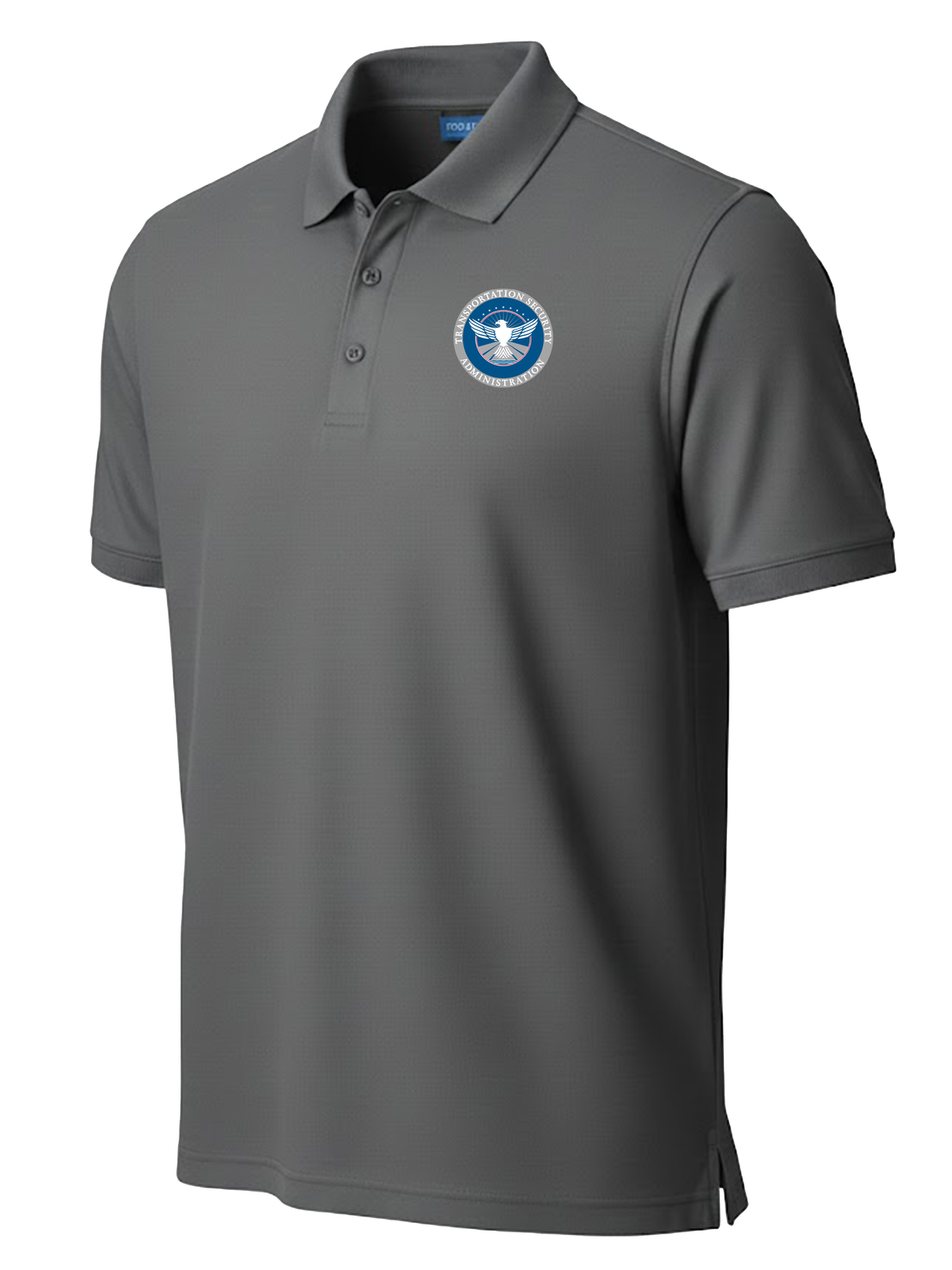 Transportation Security Administration (TSA) Men's Polo Slate Gray government employee uniform shirt